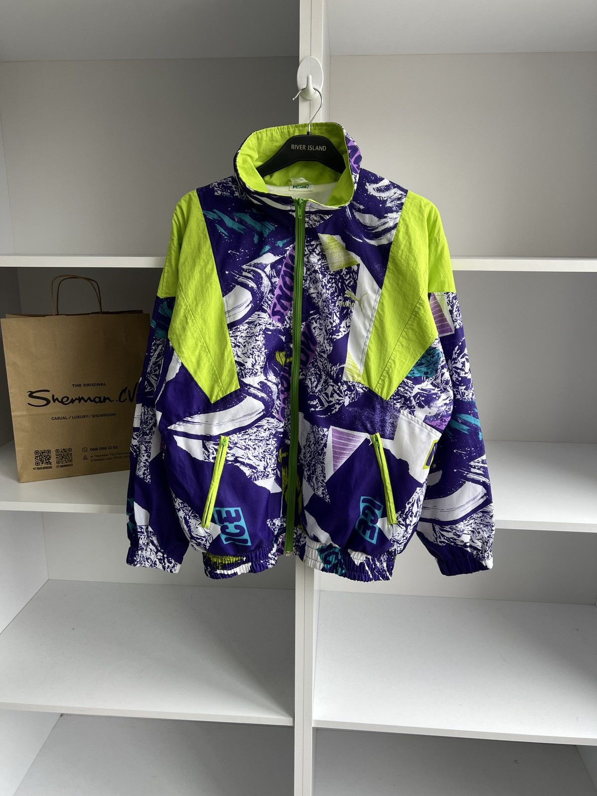 Puma × Vintage Vintage Puma Sports Jacket Track 90s Mens Size US M / EU 48-50 / 2 - 3 Thumbnail