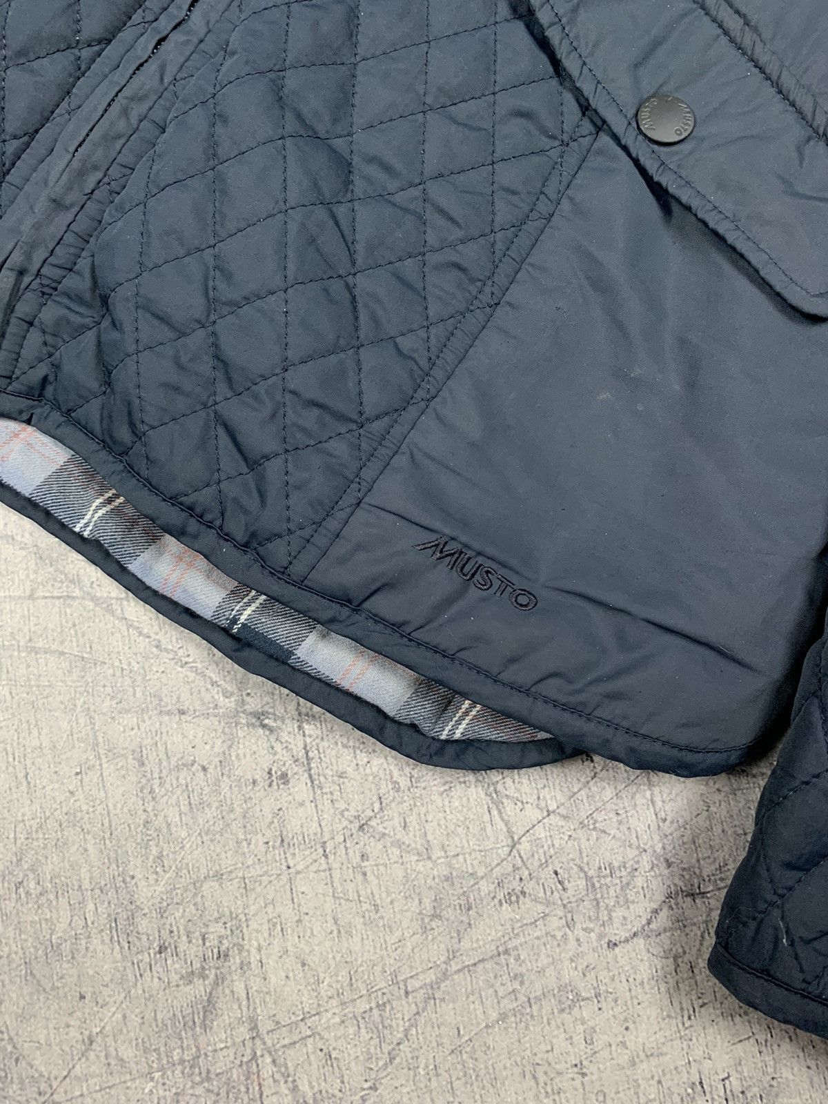 Designer Vintage Musto Down Quilted Jacket Designer Sailing Size L / US 10 / IT 46 - 6 Thumbnail