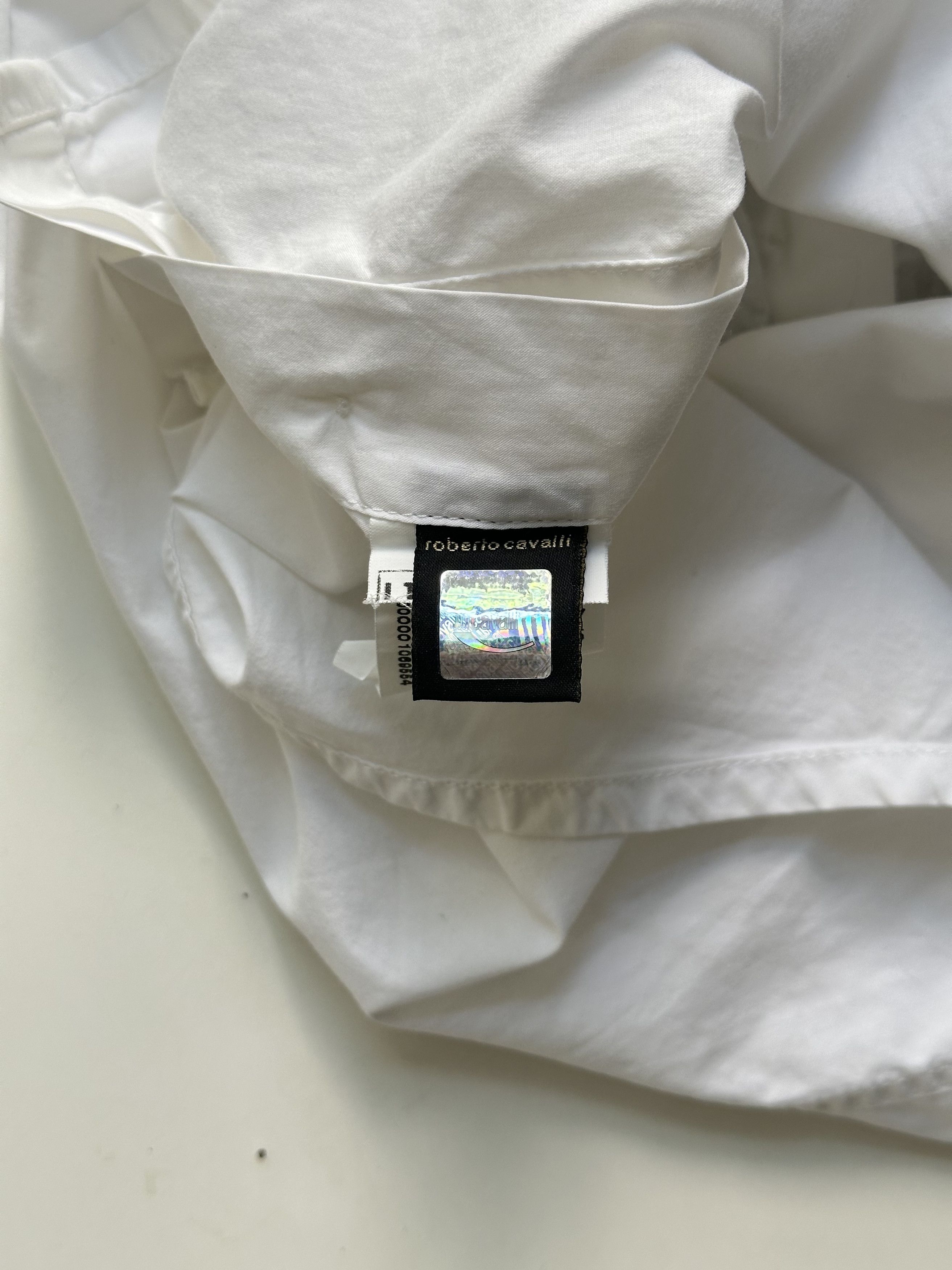 Just Cavalli Just Cavalli White Cufflink Shirt Men's 52 Size US L / EU 52-54 / 3 - 5 Thumbnail