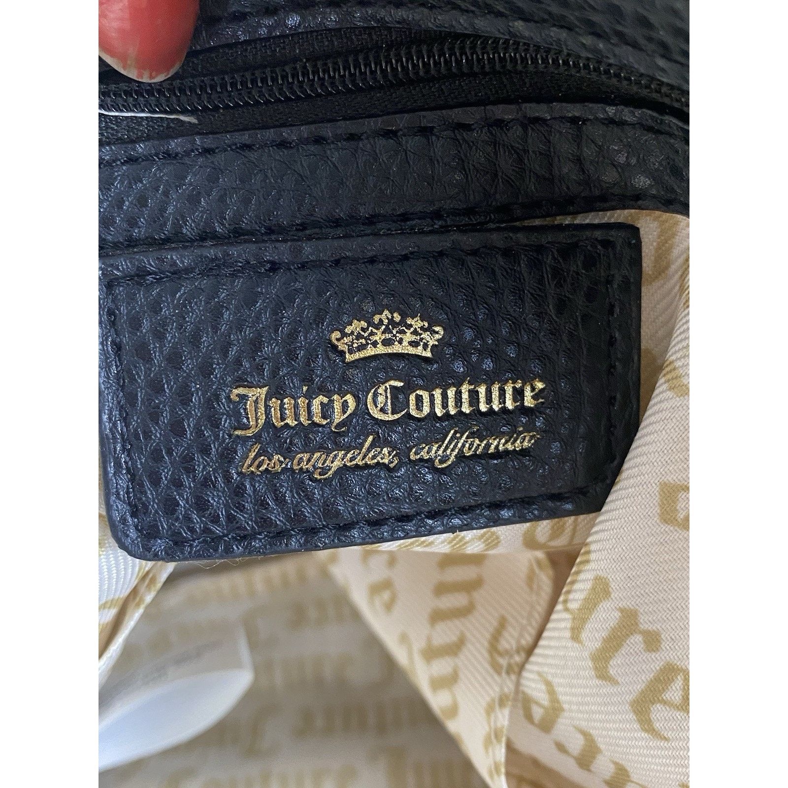 Juicy Couture Juicy Couture Women's Full Size Backpack Purse Brown EUC Size ONE SIZE - 8 Thumbnail