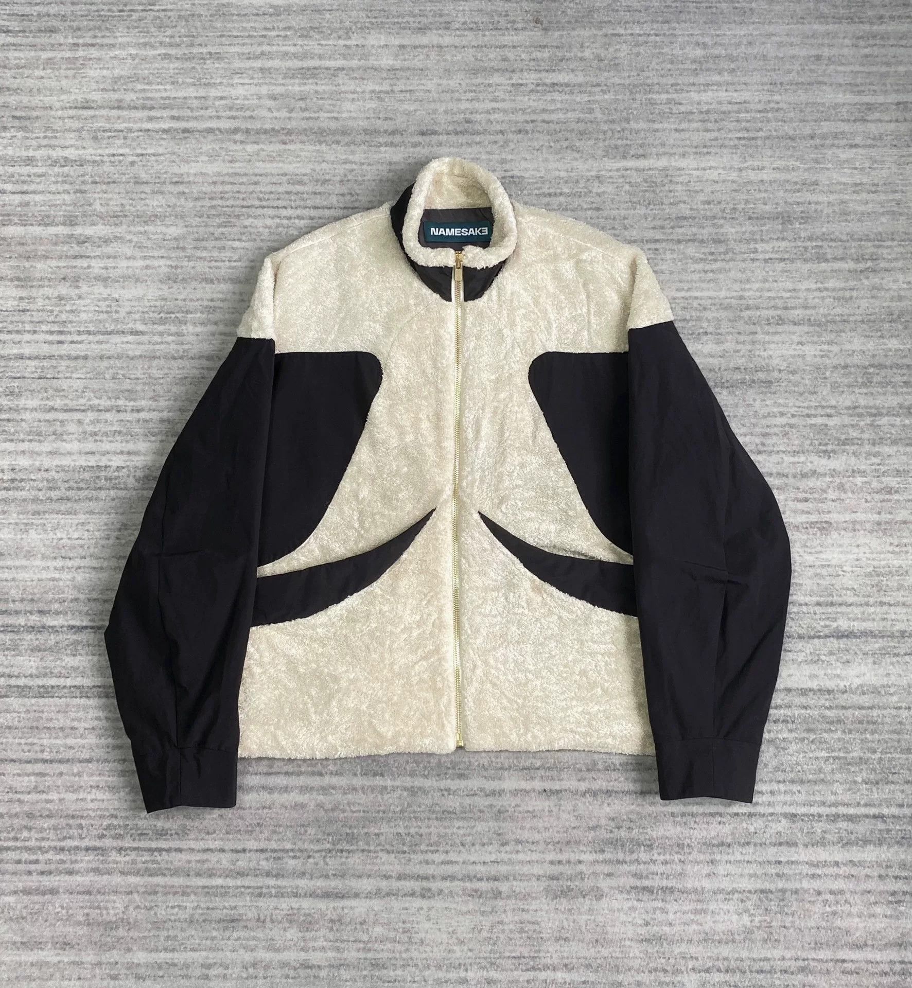 NAMESAKE black and white fleece jacket with color blocking Size US S / EU 44-46 / 1 - 1 Thumbnail