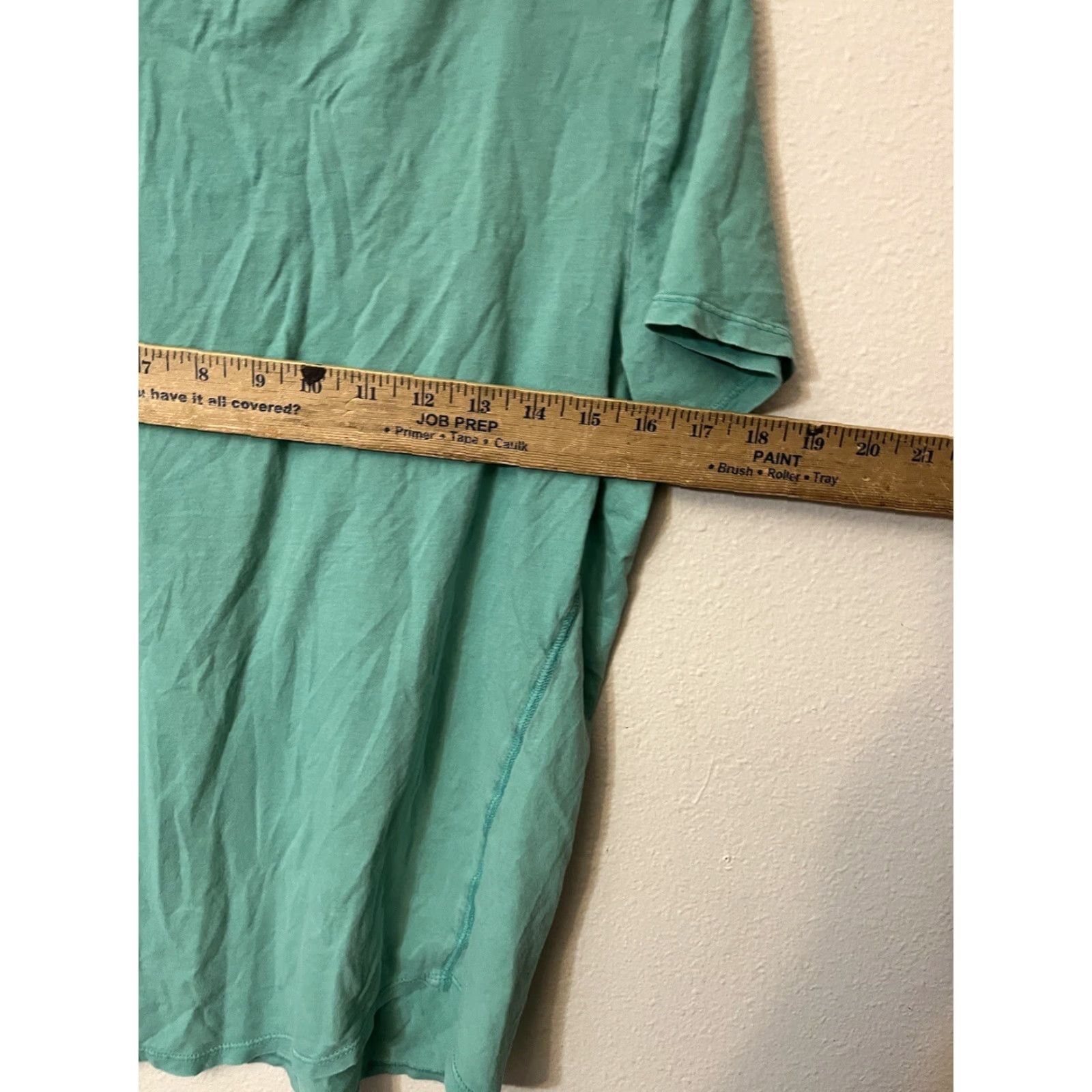 Aeropostale Aeropostale Women's Relaxed Fit Solid Green T-Shirt Size L Casual Short Sleeve Scoop Neck Size L / US 10 / IT 46 - 5 Thumbnail