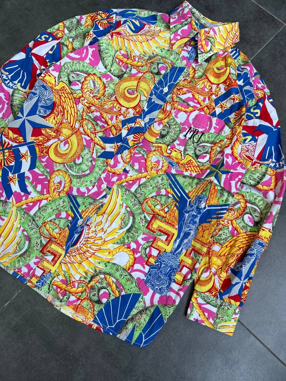 Gianfranco Ferre JPG style overprinted Gianfranco Ferre shirt Size US S / EU 44-46 / 1 - 5 Thumbnail