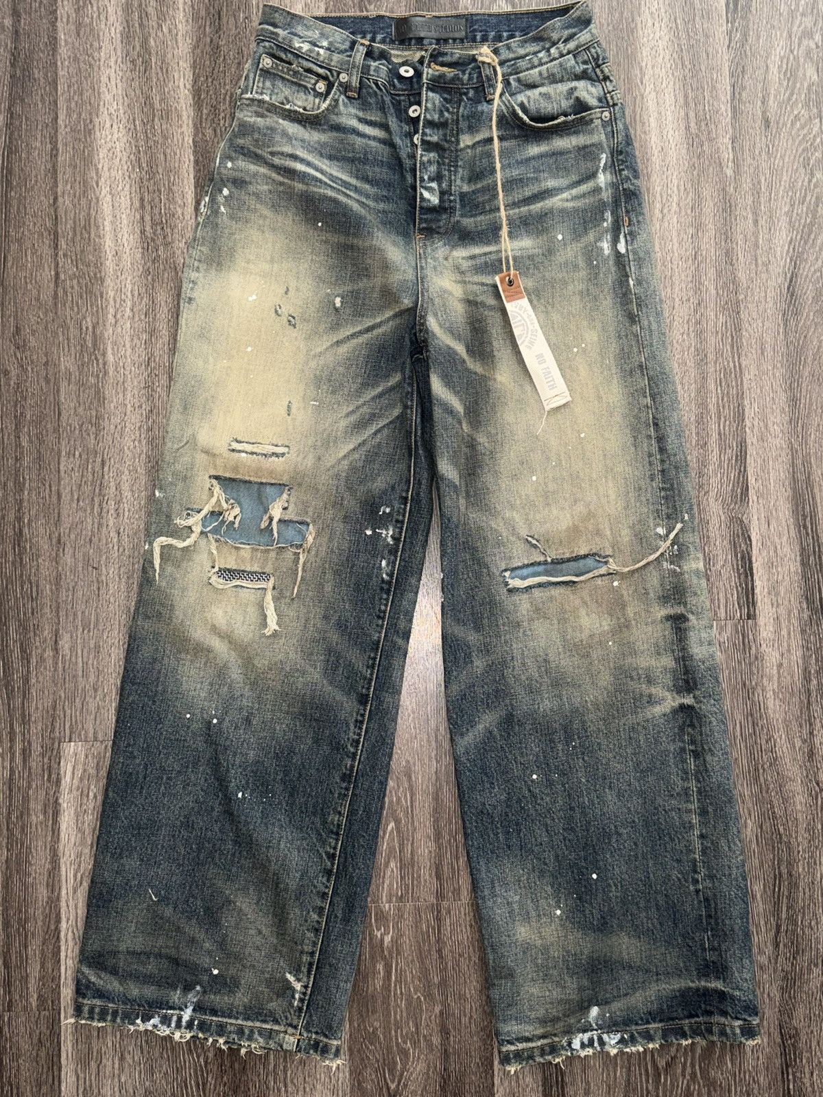 No Faith Studios NO FAITH STUDIOS - JAPANESE SELVEDGE ARASHI LOOSE 