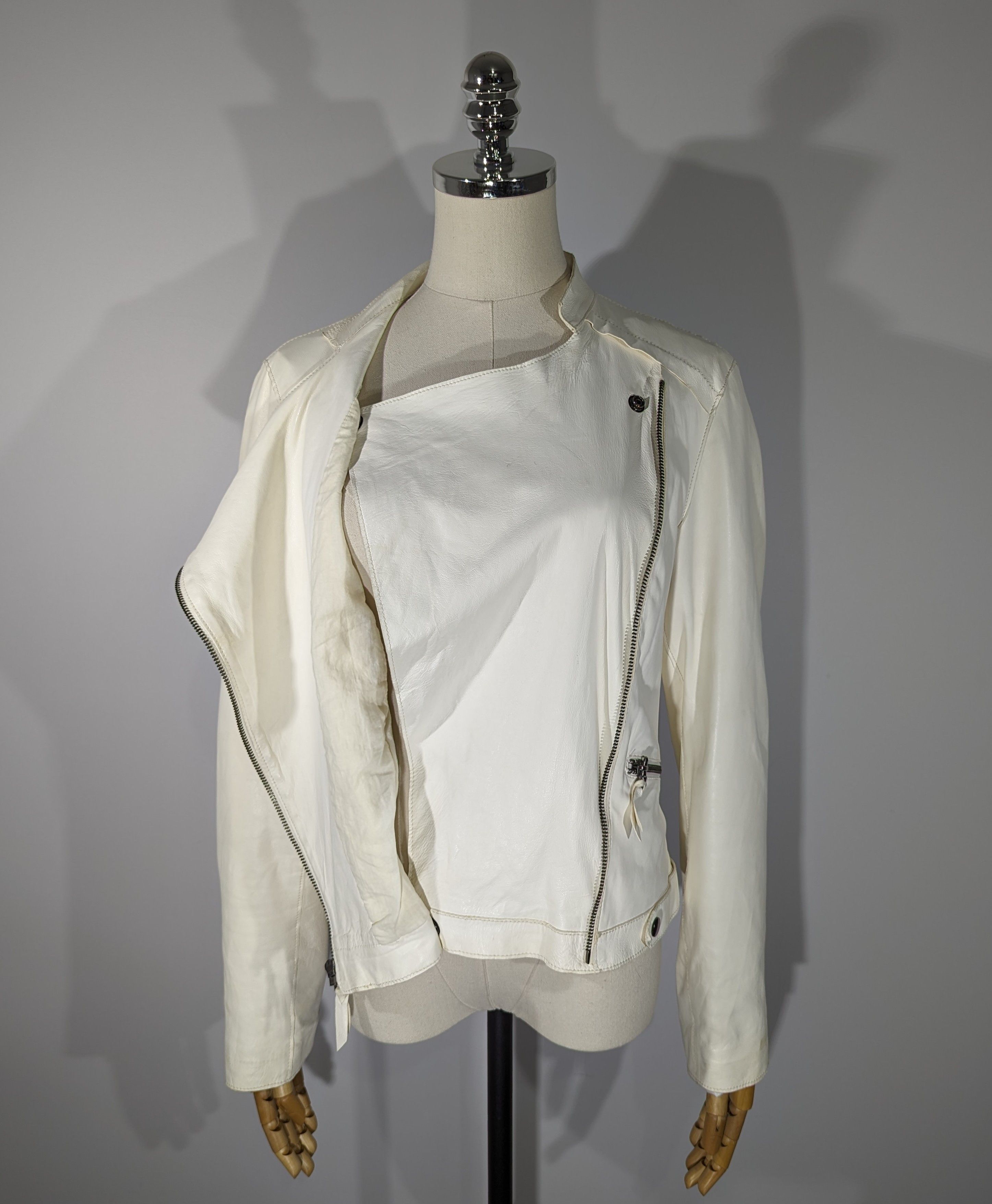 Leather Graham & Spencer Made In USA Leather Jacket Luxury Brand Size M / US 6-8 / IT 42-44 - 16 Thumbnail
