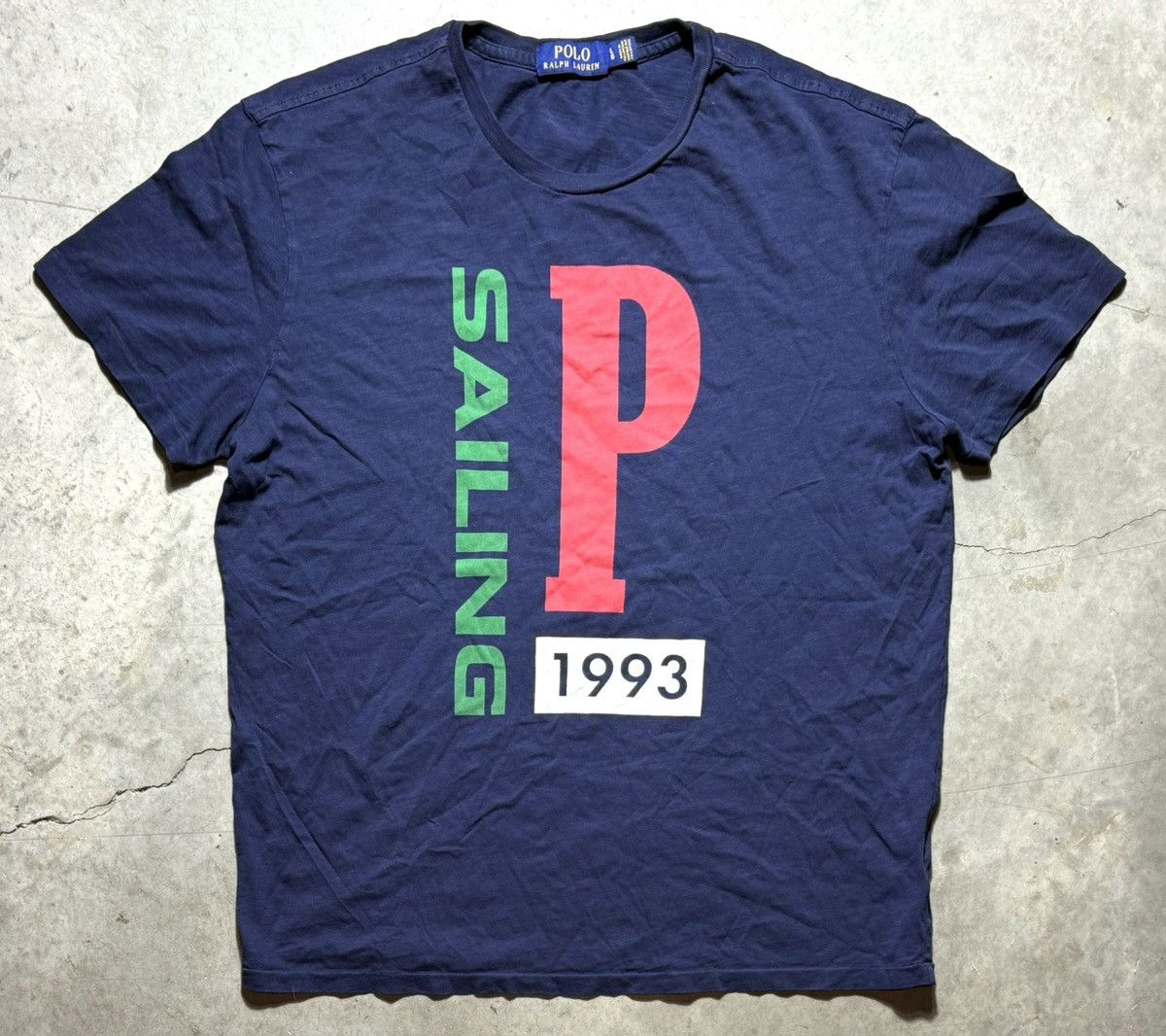 Polo Ralph Lauren × Vintage Polo Ralph Lauren CP-93 P Sailing Logo Shirt size L Size US L / EU 52-54 / 3 - 1 Thumbnail