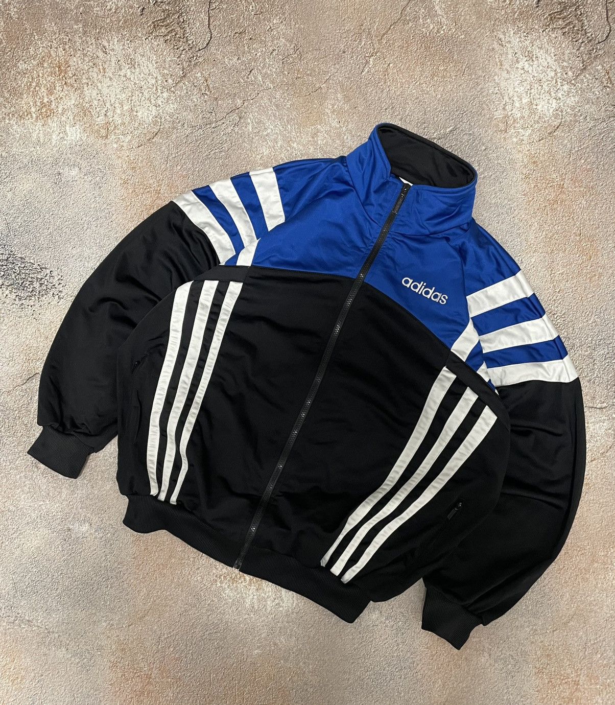 Adidas Vintage Adidas Three Stripes Cotton Tracksuit Set Size US L / EU 52-54 / 3 - 3 Thumbnail