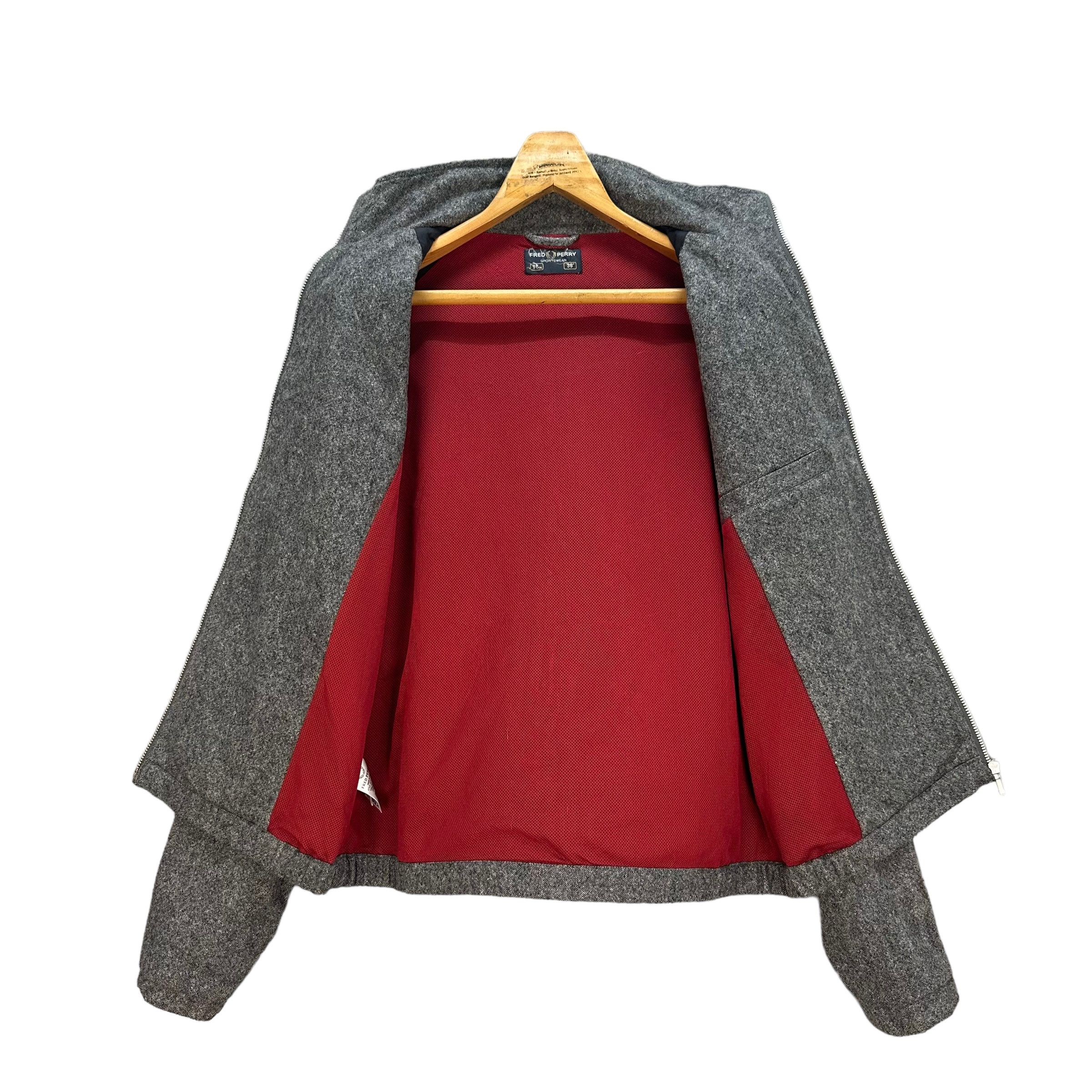 Fred Perry FRED PERRY TURTLE NECK WOOL JACKET #7960-192 Size US M / EU 48-50 / 2 - 7 Thumbnail