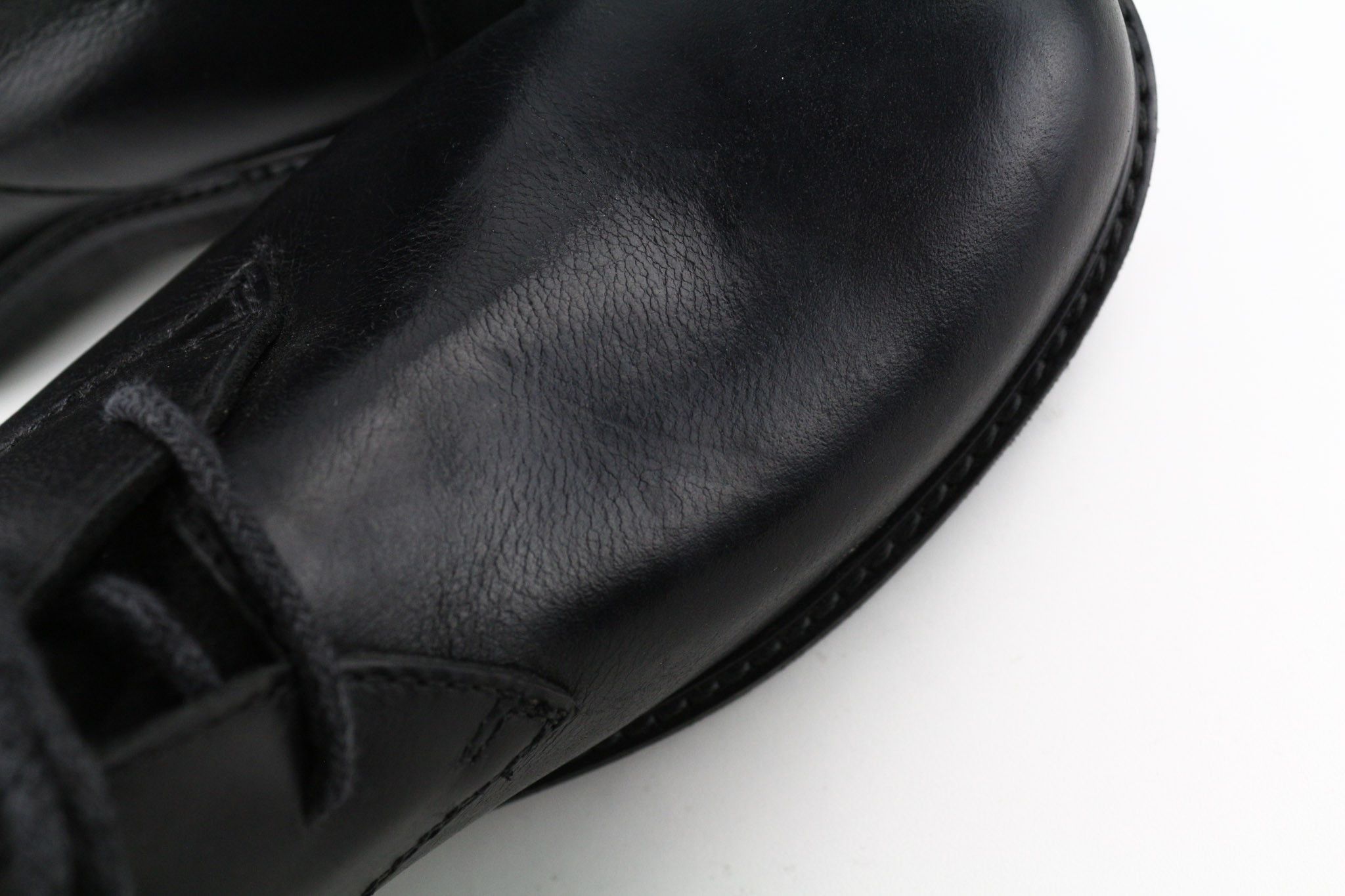 Timberland A2KCW UK8.5 Logo Leather Black High Top Boots 79907 Size US 9 / EU 42 - 13 Thumbnail