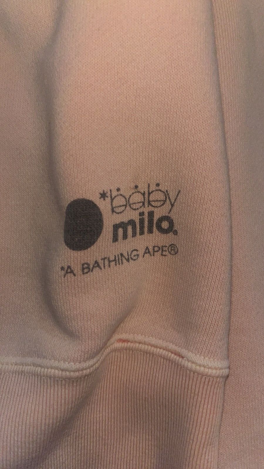 Bape Vintage Pink Bape Sweater Baby Milo Size US M / EU 48-50 / 2 - 2 Thumbnail