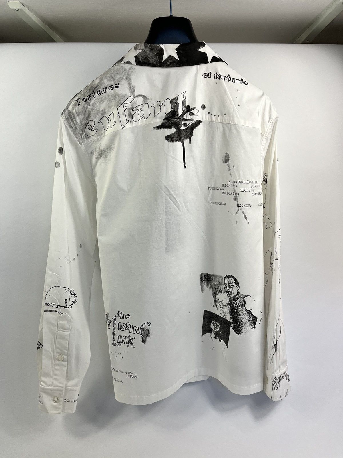 Enfants Riches Deprimes WHITE ABSTRACT GRAPHIC PRINT Size US XL / EU 56 / 4 - 2 Thumbnail