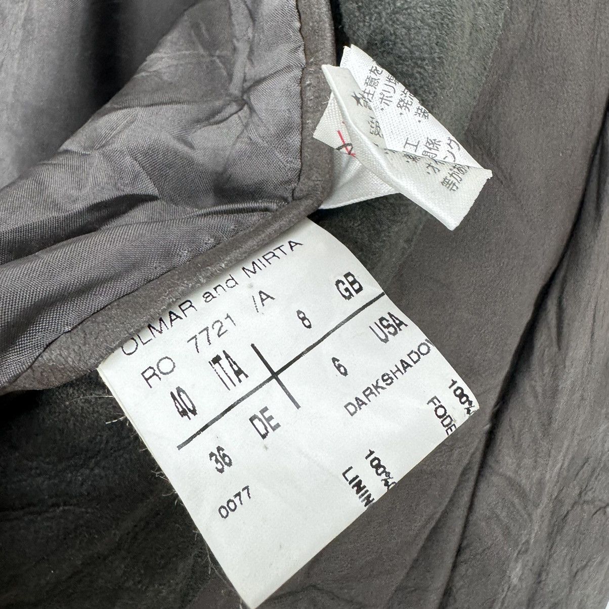 Rick Owens 🔥RICK OWENS DRKS CHAMOIS LEATHER JACKET Size S / US 4 / IT 40 - 10 Thumbnail