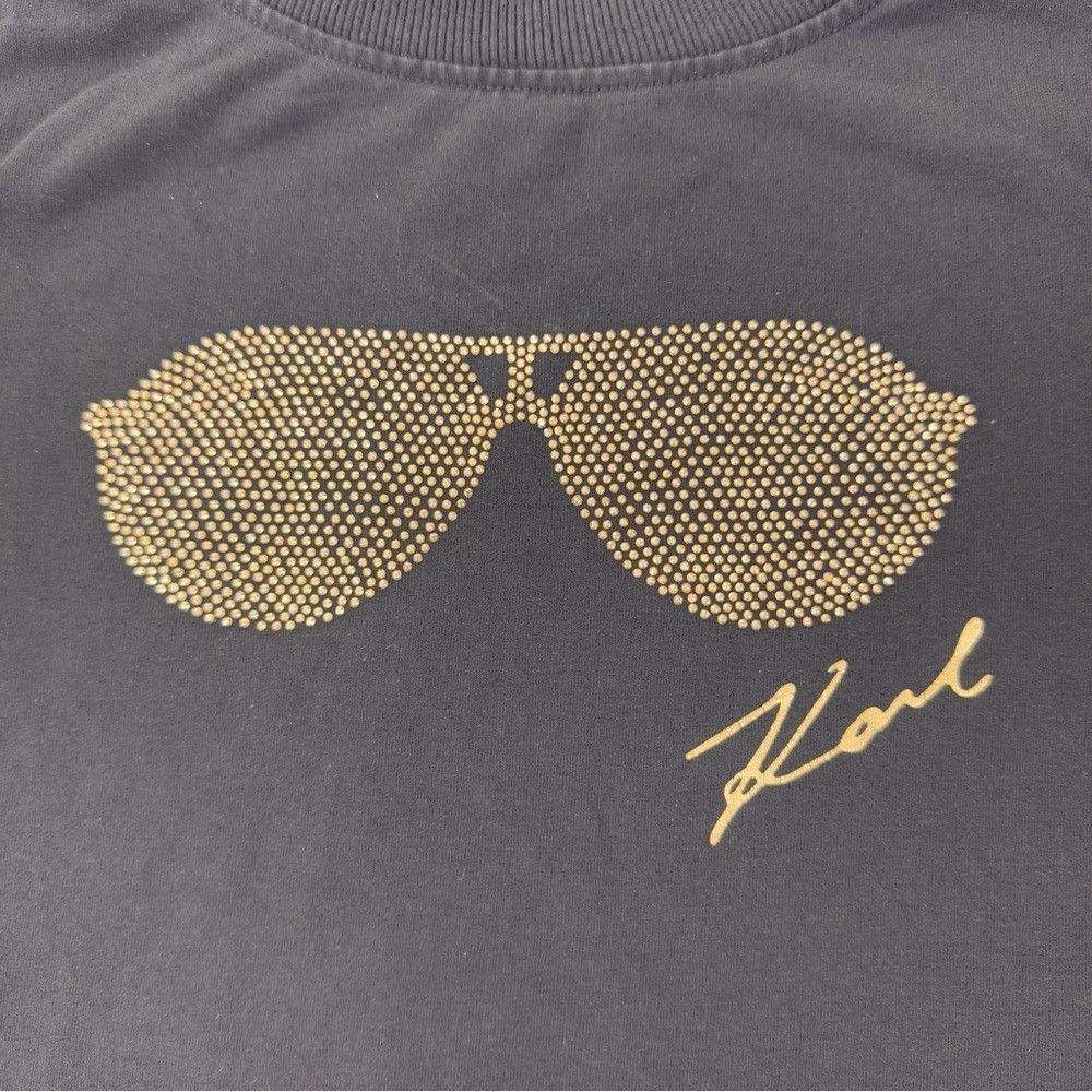Karl Lagerfeld Karl Lagerfeld Paris Long Sleeve Black Shirt Women's Size X Size XL / US 12-14 / IT 48-50 - 7 Thumbnail
