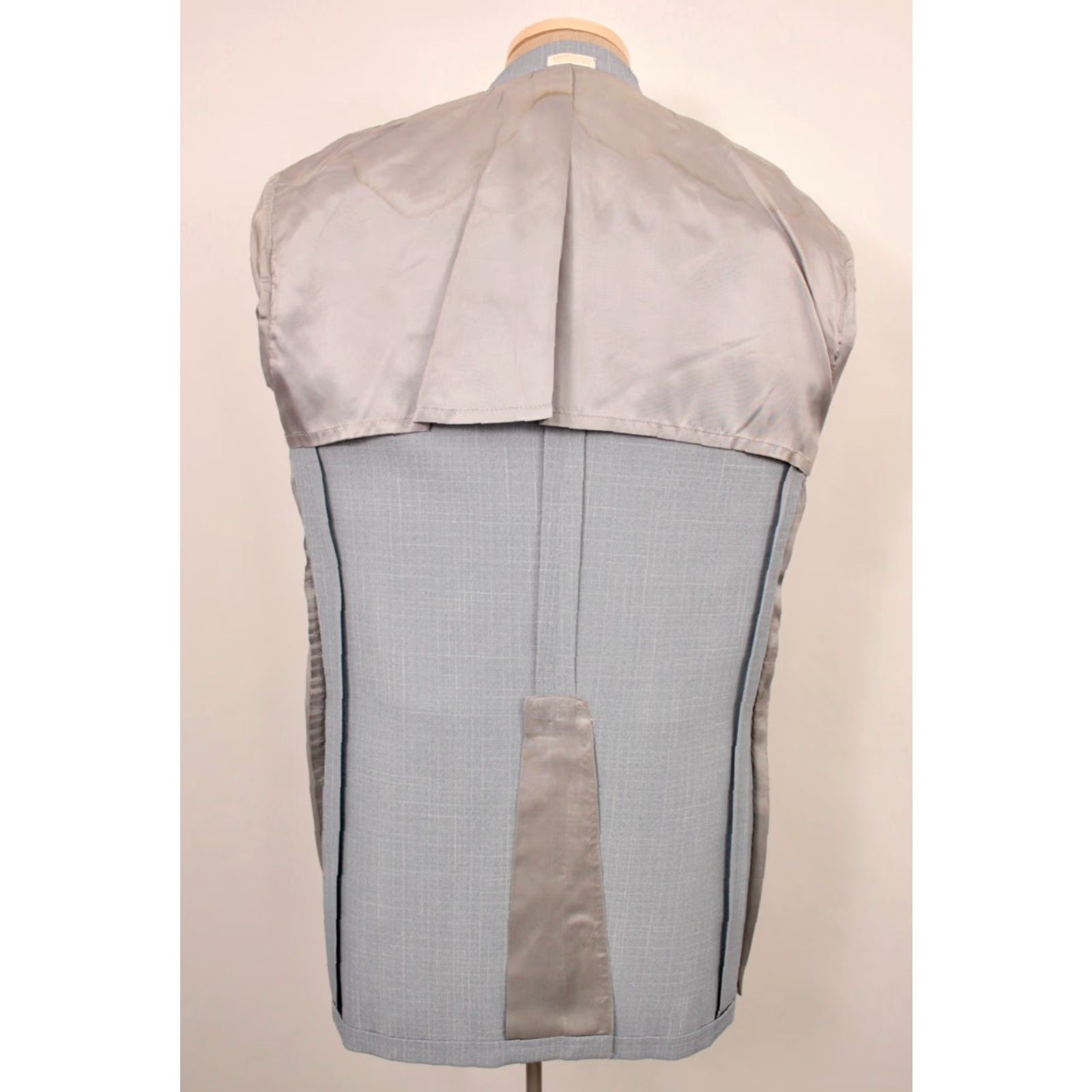 Vintage VINTAGE Men's VTG NOS 70s Light Blue Leisure Suit Sz 42 Long 1970s Polyester Disco 3 PC Size 42R - 5 Thumbnail
