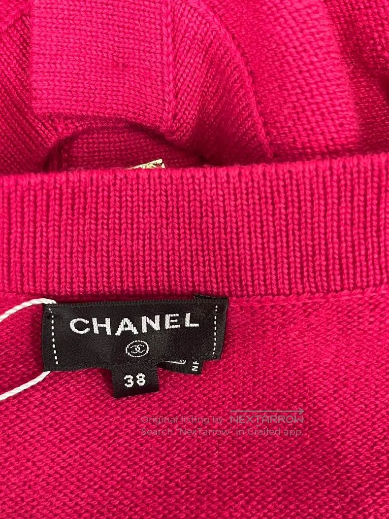 Chanel Chanel Red cashmere strap top Size XS / US 0-2 / IT 36-38 - 4 Thumbnail