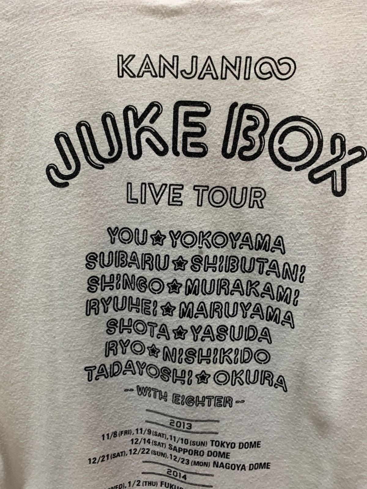 Japanese Brand Juke Box Live Tour Japan band Tees Size US M / EU 48-50 / 2 - 9 Thumbnail