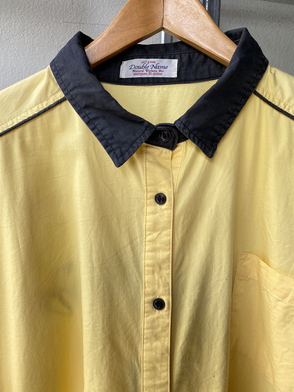 Vintage SOFT & HARD Double Name Embroidery Oversized Bowling Shirt Size XL / US 12-14 / IT 48-50 - 3 Thumbnail