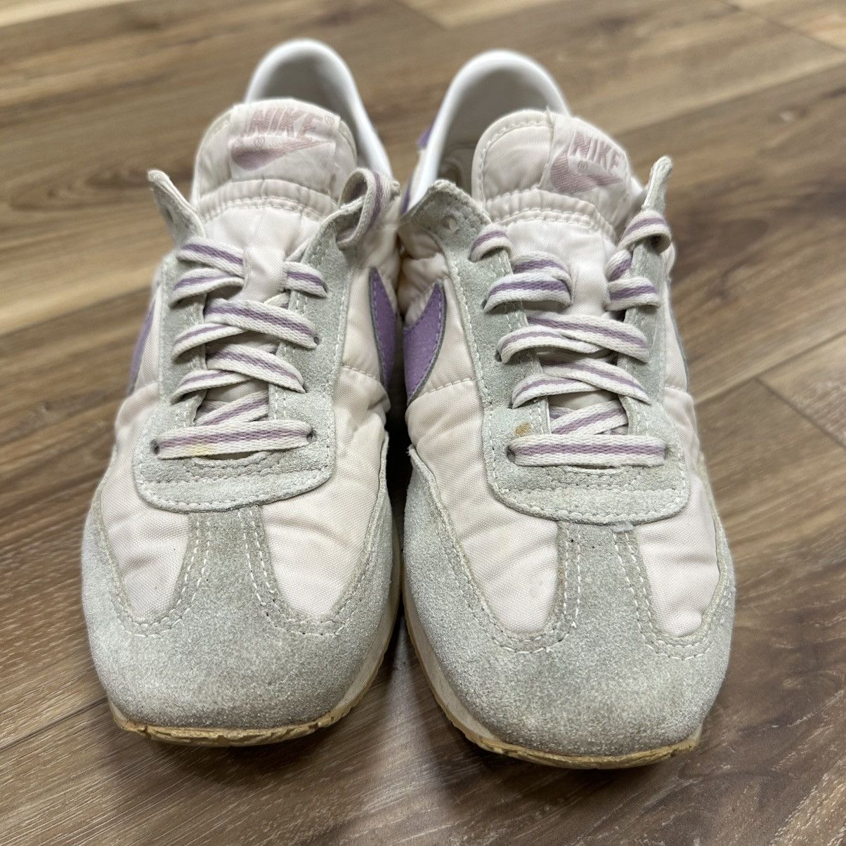 Nike Vintage 80s 1983 Nike Spirit Sneaker Shoes, White/Lilac, 7.5 Size US 7.5 / IT 37.5 - 4 Thumbnail