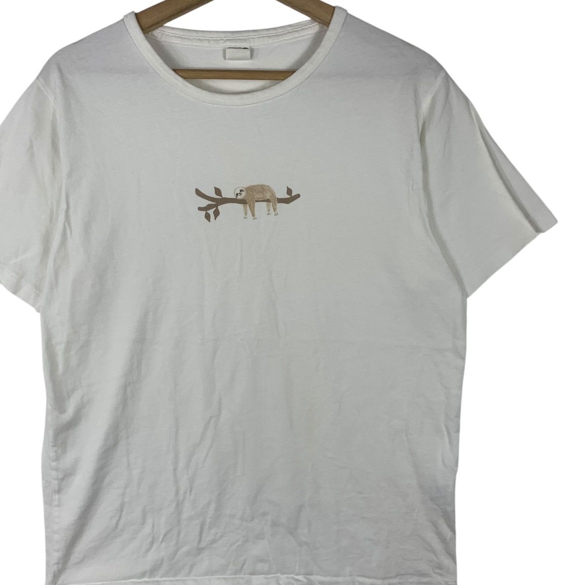 GRN GRN TOKYO DESIGN Sloth Laziness Illustration Tee Shirt Size L / US 10 / IT 46 - 3 Thumbnail