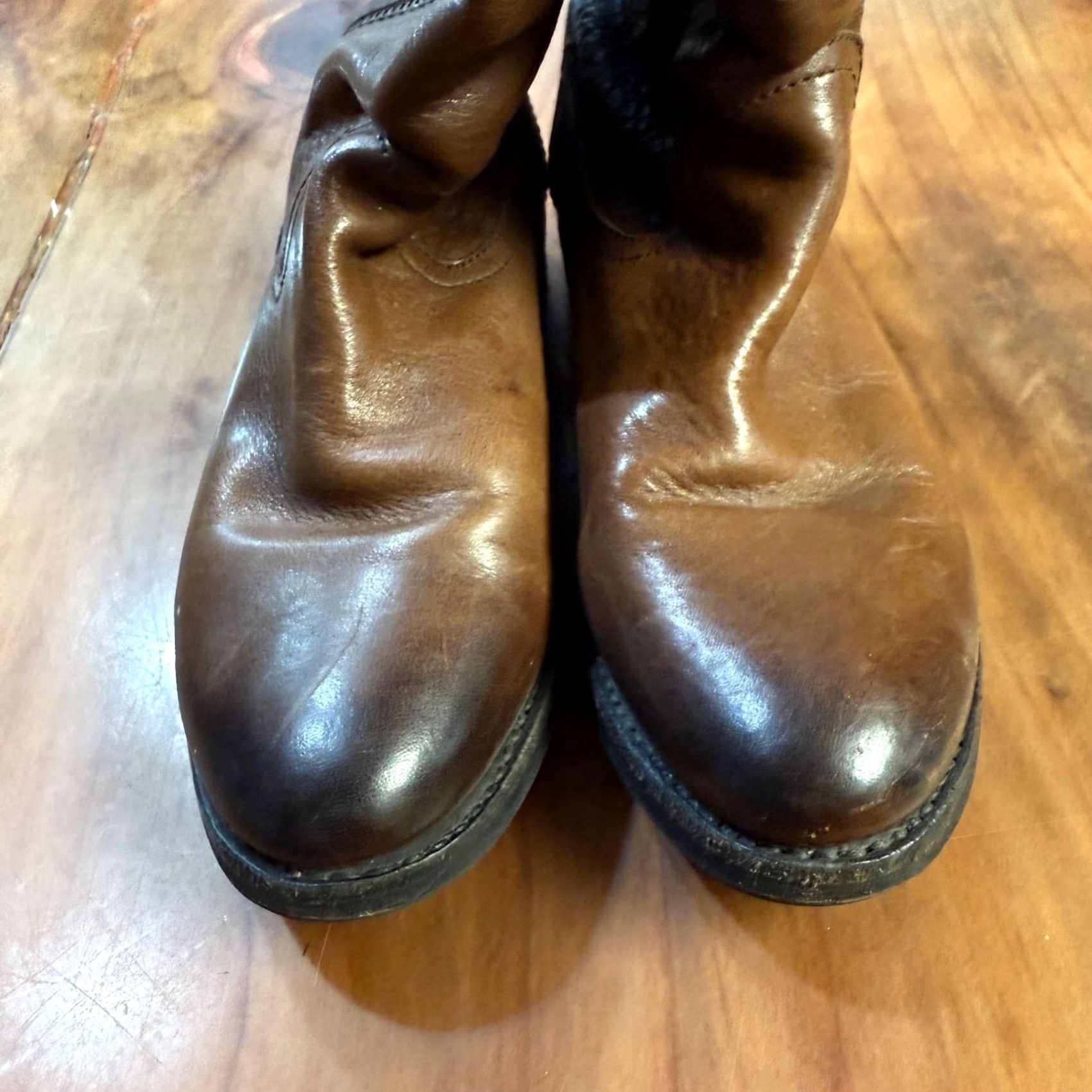 Vintage Blackstone Boots Leather 6 Lace Up Mid-Calf Combat Boot Brown 37 US 6 Women's Casual Winter Fall Spring Size US 7 / IT 37 - 6 Thumbnail