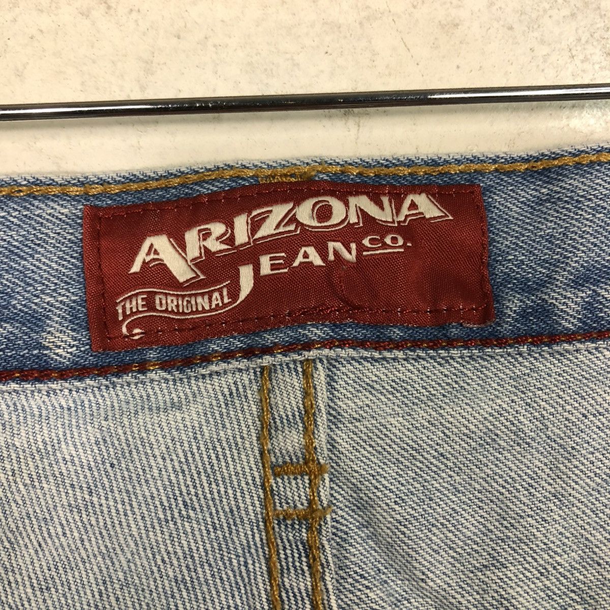 Vintage 🔥VINTAGE BIKER SHORT DENIM PANTS ARIZONA SKELETON DESIGN Size US 38 / EU 54 - 21 Thumbnail