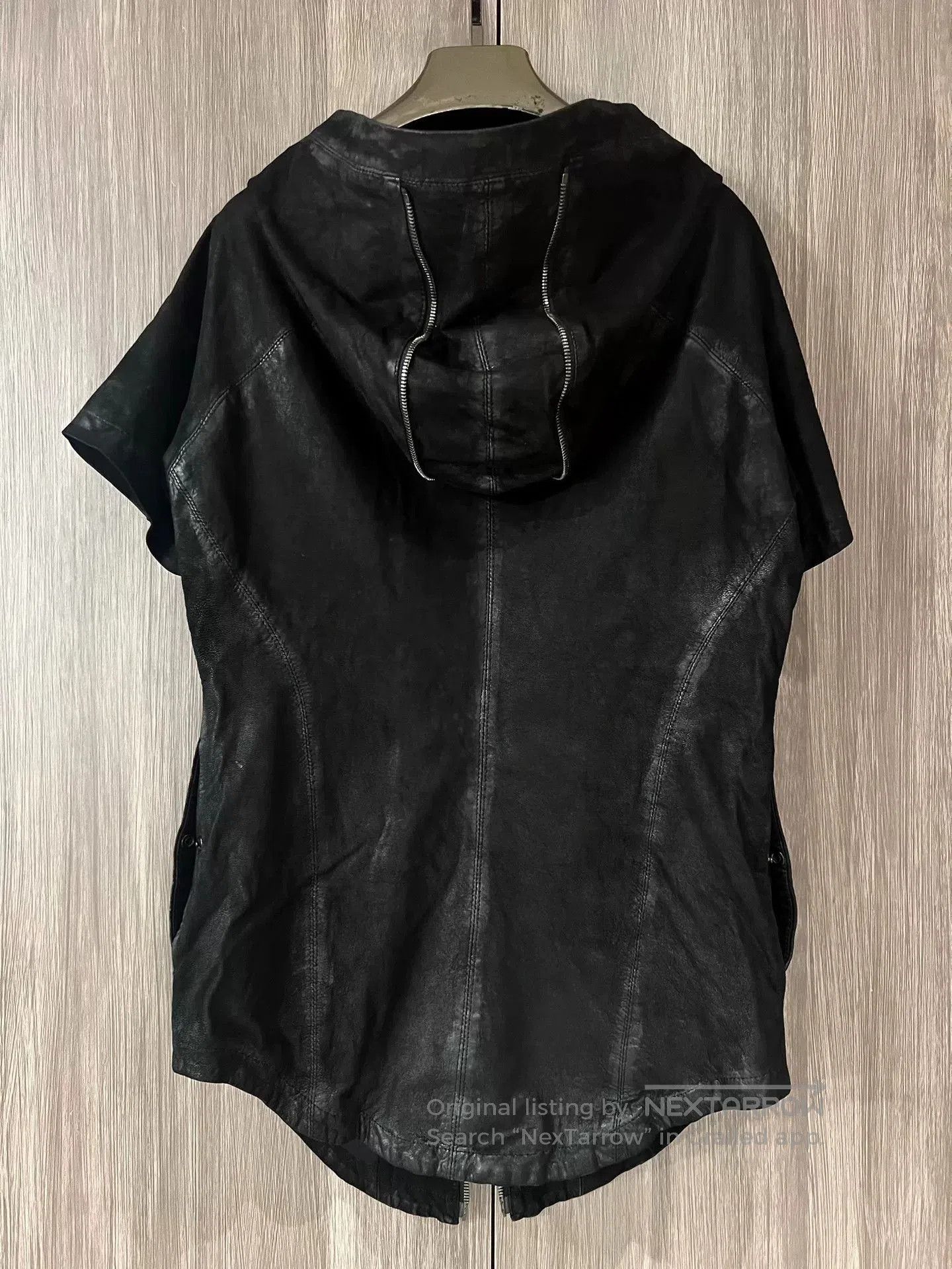 Julius Julius 7 Black Short Sleeve Hooded Jacket. Size US M / EU 48-50 / 2 - 3 Thumbnail