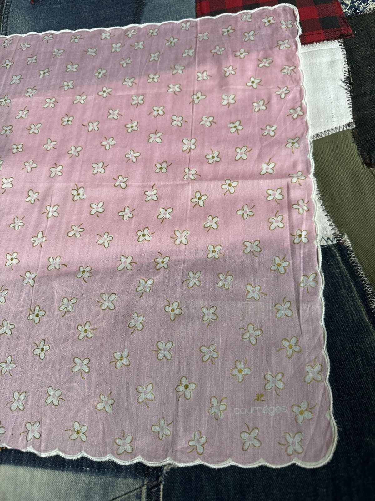 Vintage Vintage Courreges Handkerchief/ Neckerchief/ Bandana Size ONE SIZE - 18 Thumbnail