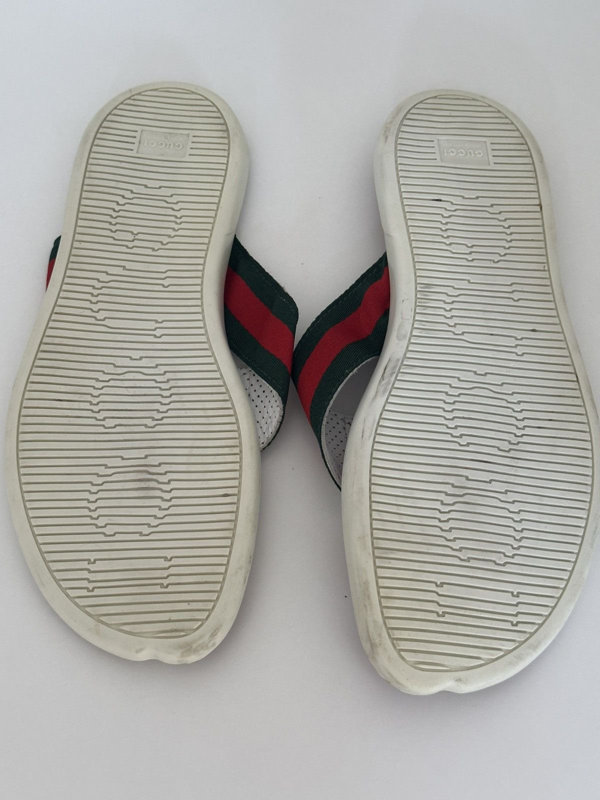 Gucci Gucci web trimm thongs flip flops Size US 13 / EU 46 - 7 Thumbnail