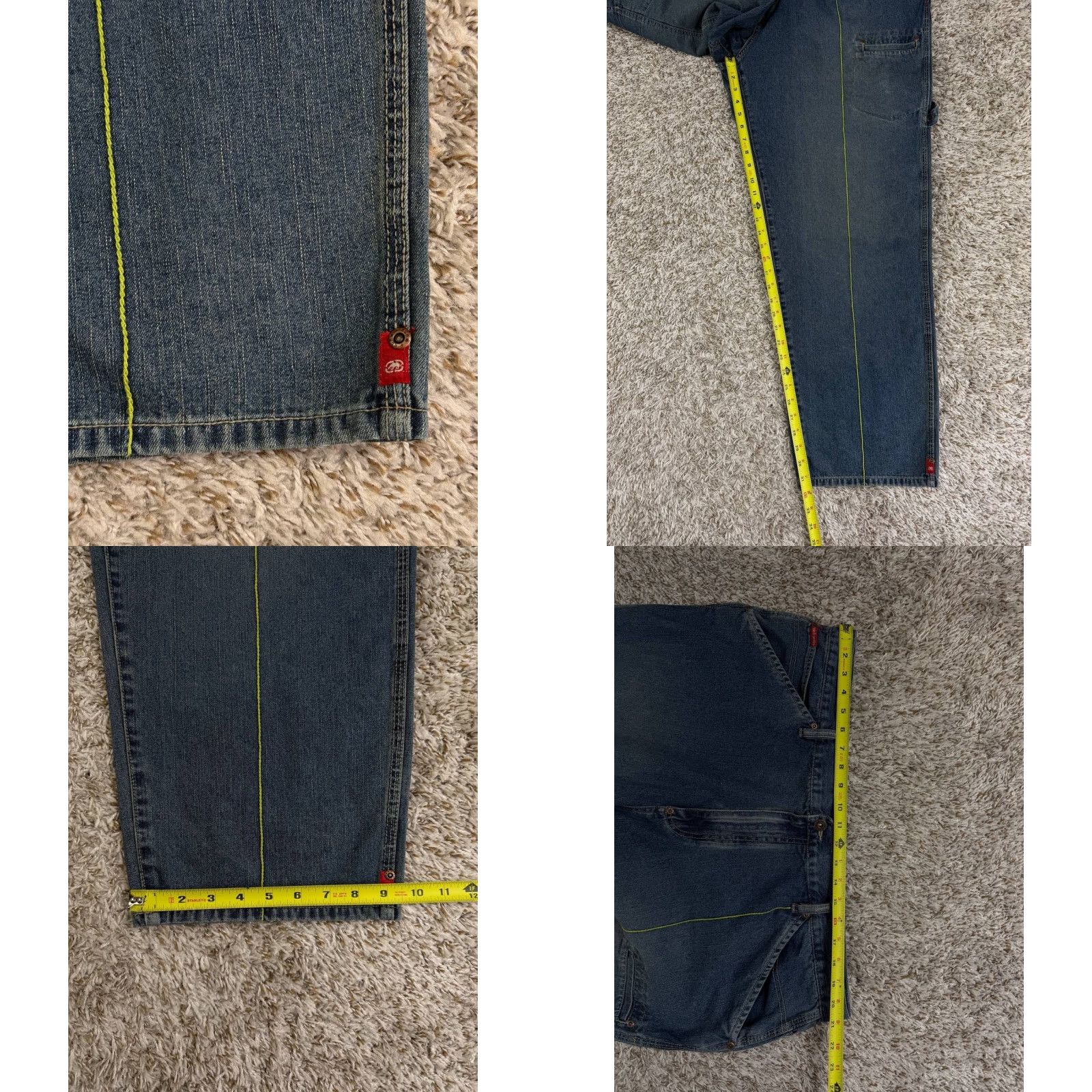 Ecko Unltd. Ecko Unltd Denim Foundry Carpenter Jeans Blue Contrast Stitch Side Pocket 42 Mens Jeans 5-Pocket Design 32in Inseam Regular Size 42 Blue Size US 42 / EU 58 - 8 Thumbnail