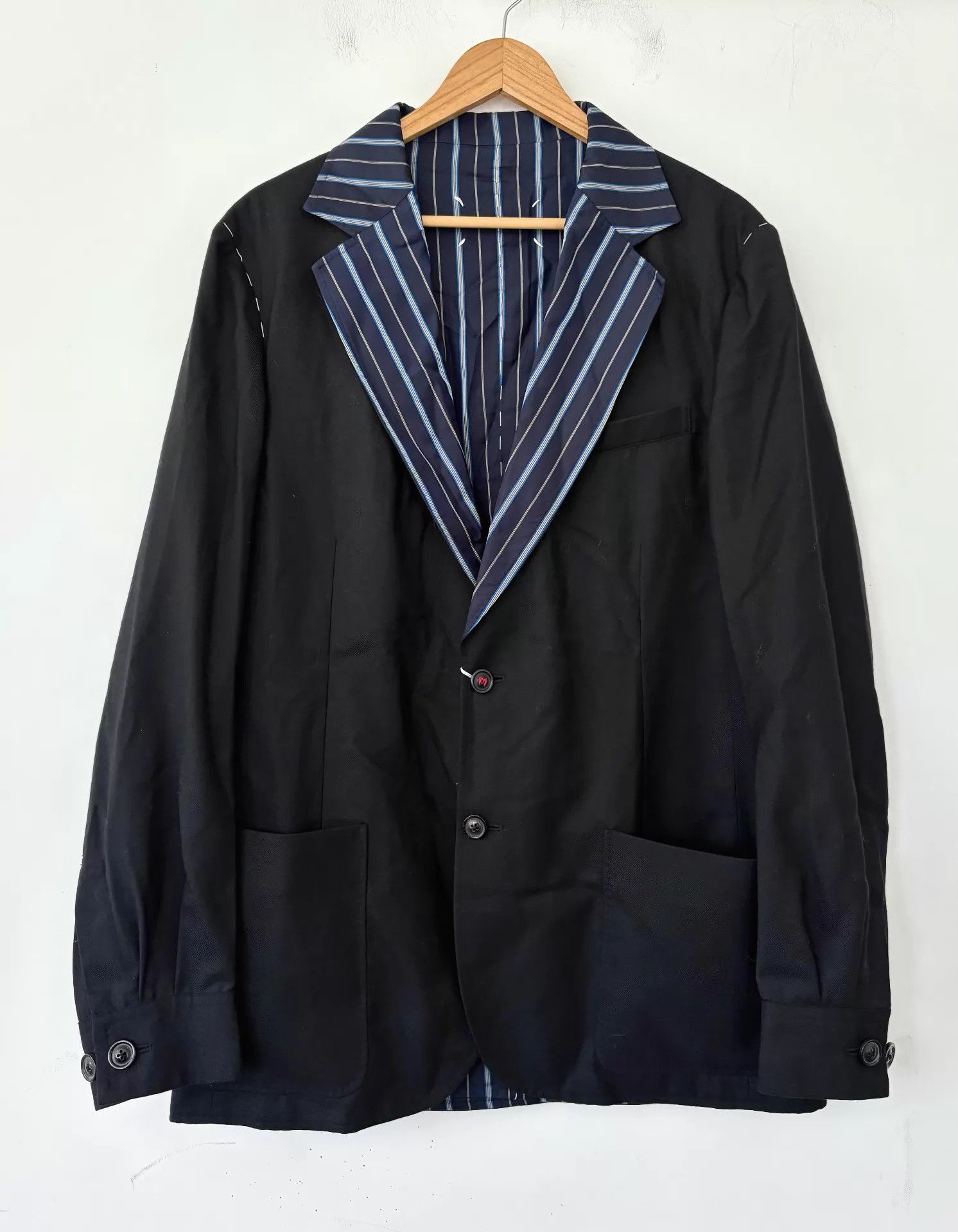 Maison Margiela Maison Margiela 21aw Wool Blend Reversible Blazer 50 (M) Size US M / EU 48-50 / 2 - 1 Thumbnail