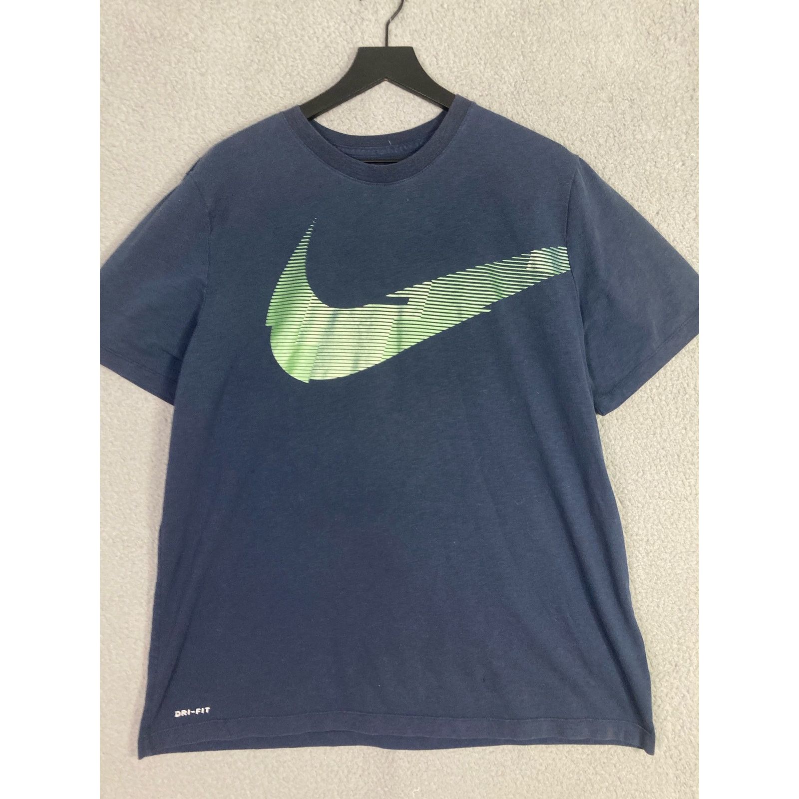 Nike Nike Dri-Fit Men's XL Camo Swoosh Logo T-Shirt Blue Size US XL / EU 56 / 4 - 8 Thumbnail