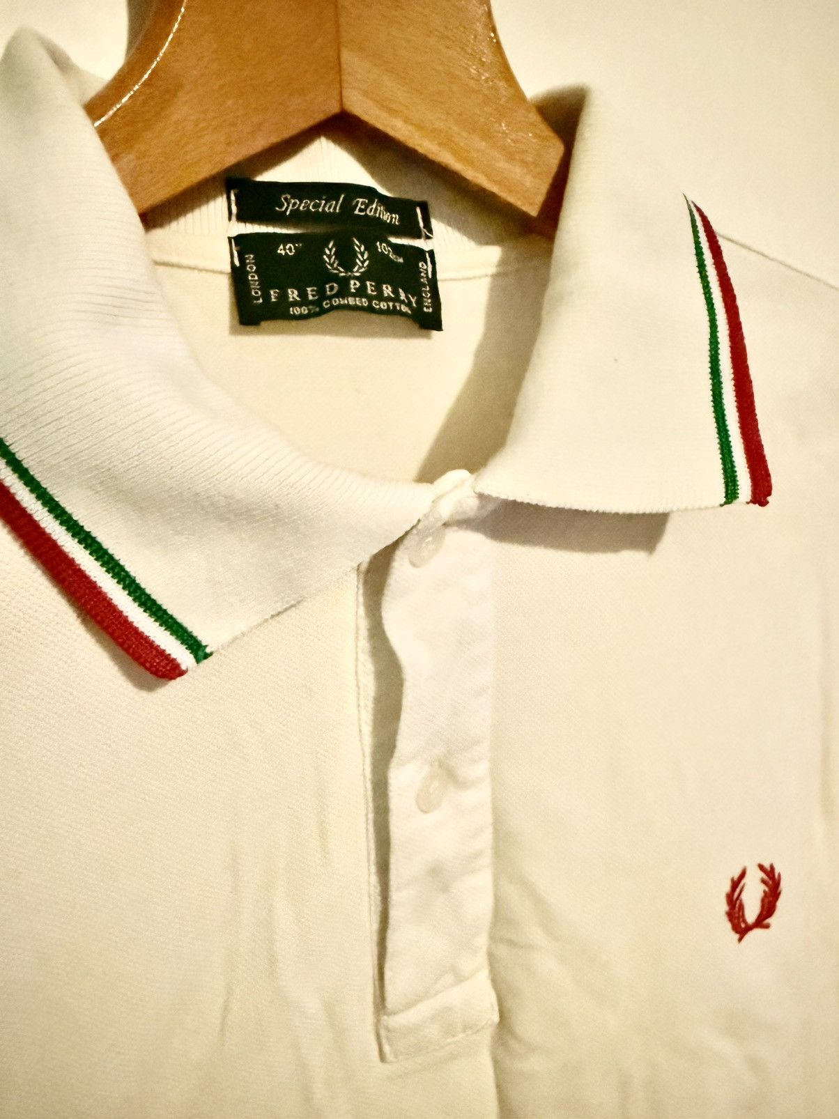 Fred Perry Fred Perry Special Edition - Italian Trim - White - 40" (M) Size US M / EU 48-50 / 2 - 2 Thumbnail