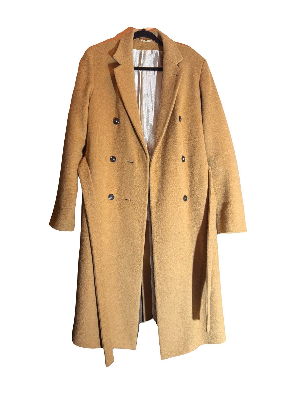Ann Demeulemeester Ann Demeulemeester fw16 runway camel wool coat s men slim Size US S / EU 44-46 / 1 - 1 Thumbnail