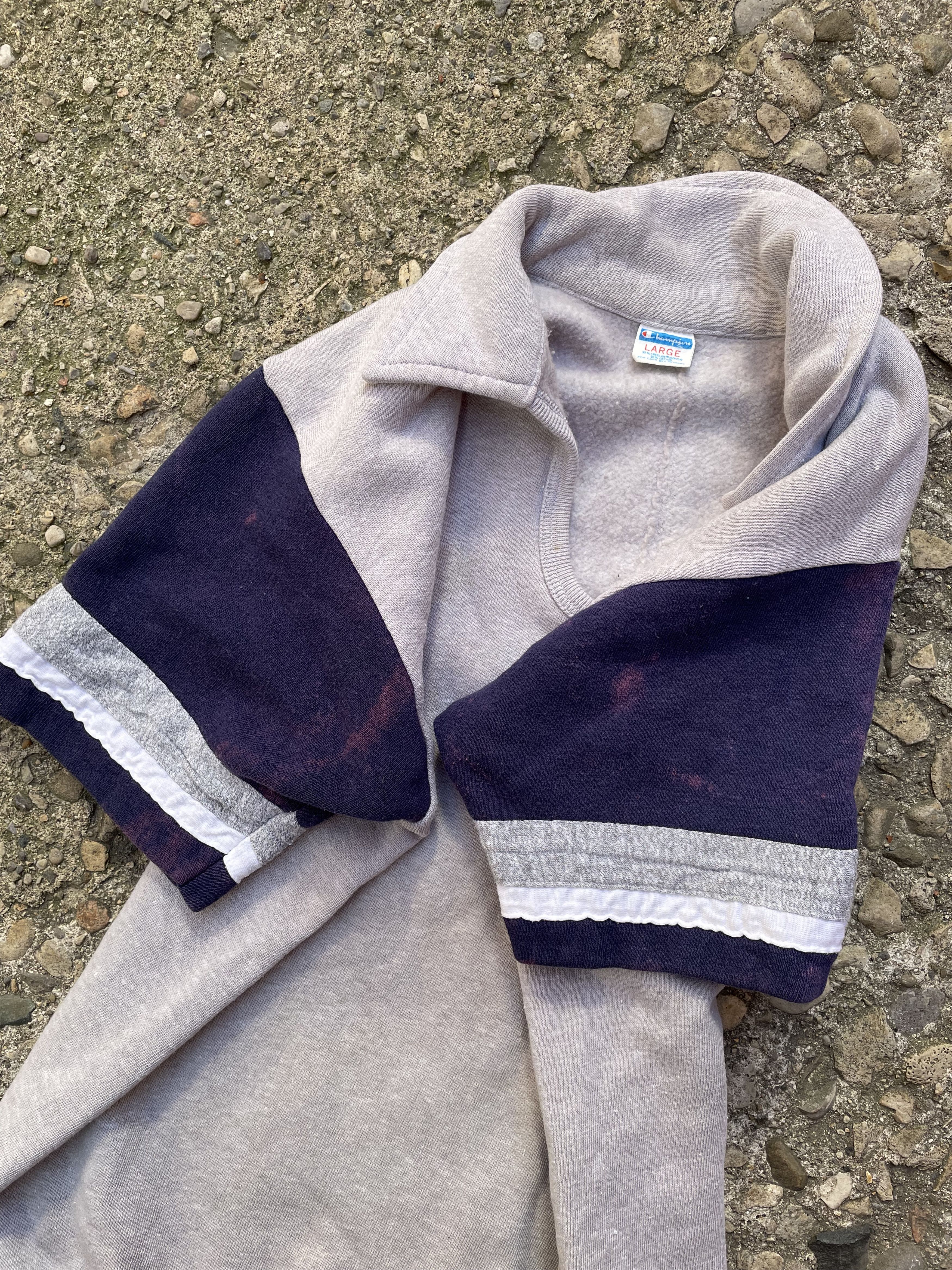 Champion × Vintage VTG 1970's Champion Collared Short Sleeve Sweatshirt Size US L / EU 52-54 / 3 - 5 Thumbnail