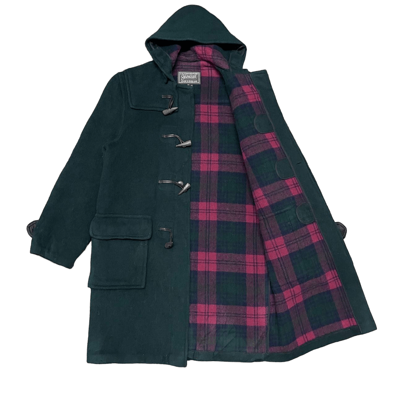 Gloverall Vintage Gloverall Wool Duffle Hooded Coat Size US M / EU 48-50 / 2 - 1 Thumbnail