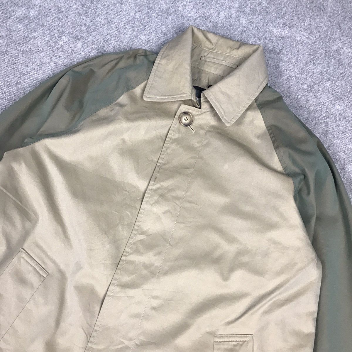 Japanese Brand THE SHINZONE MADE IN JAPAN TRANCE COAT BUTTON JACKET Size US M / EU 48-50 / 2 - 3 Thumbnail