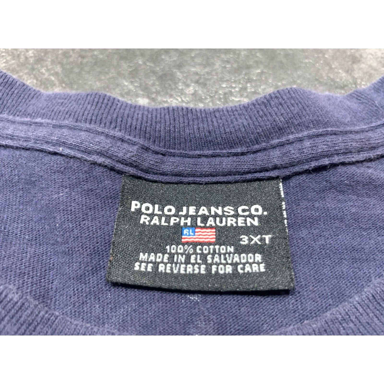 Polo Ralph Lauren Vintage Polo Ralph Lauren Logo Long Sleeve T-Shirt Men 3XLT Casual Solid Blue Size US XXL / EU 58 / 5 - 3 Thumbnail