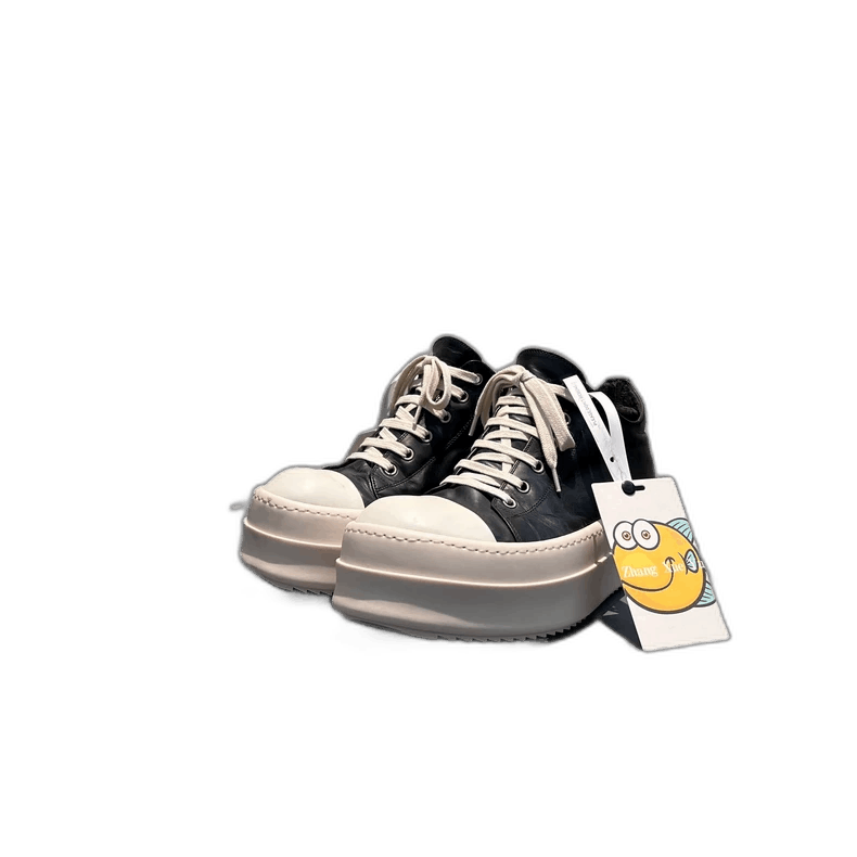 Rick Owens rickowens thick - soled cowhide Converse - style casual shoes Size US 15 / EU 48 - 1 Thumbnail