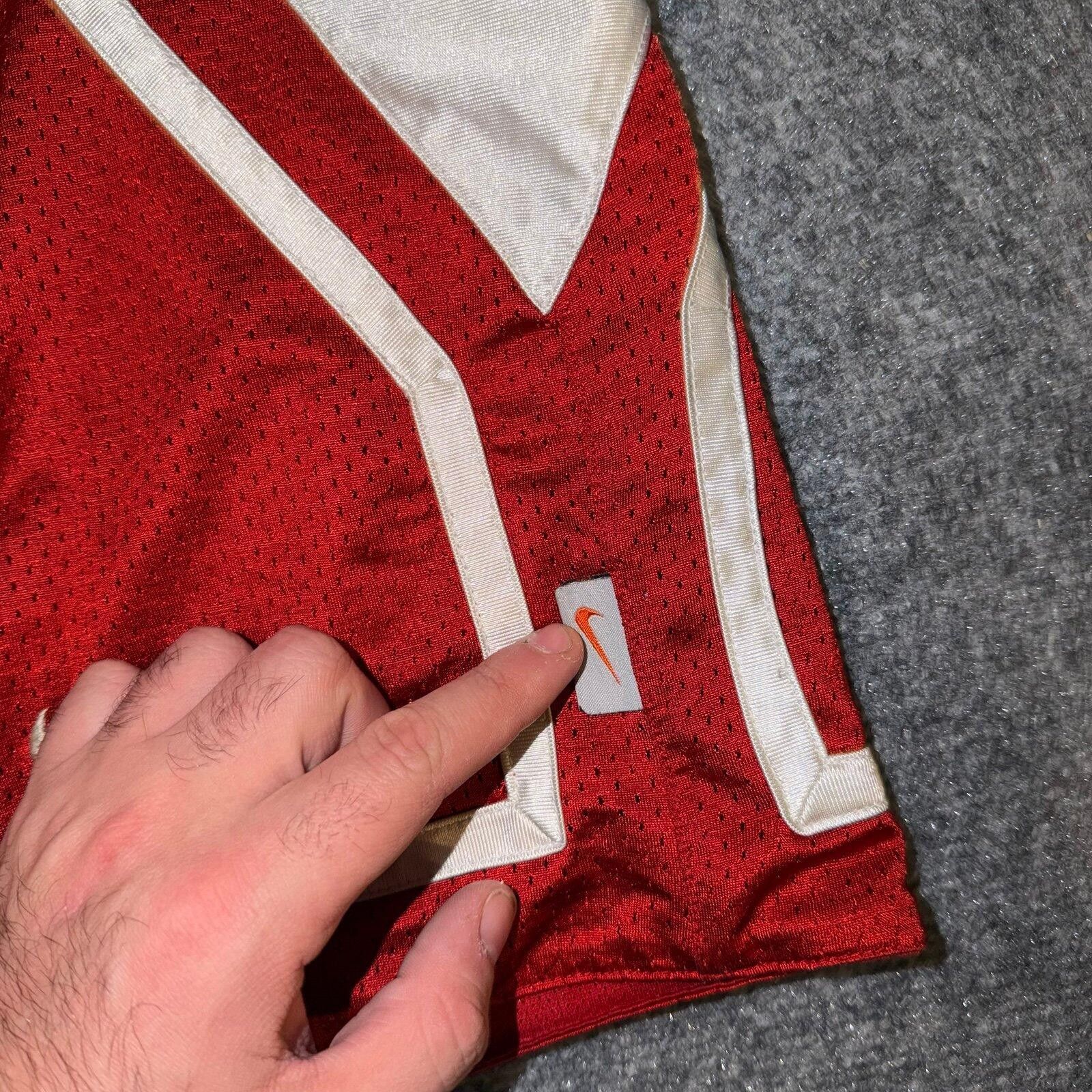 Nike Nike Baggy Red Dazzle Hoop Shorts Mens XL Vtg y2k 90s Rare Size US 36 / EU 52 - 2 Thumbnail