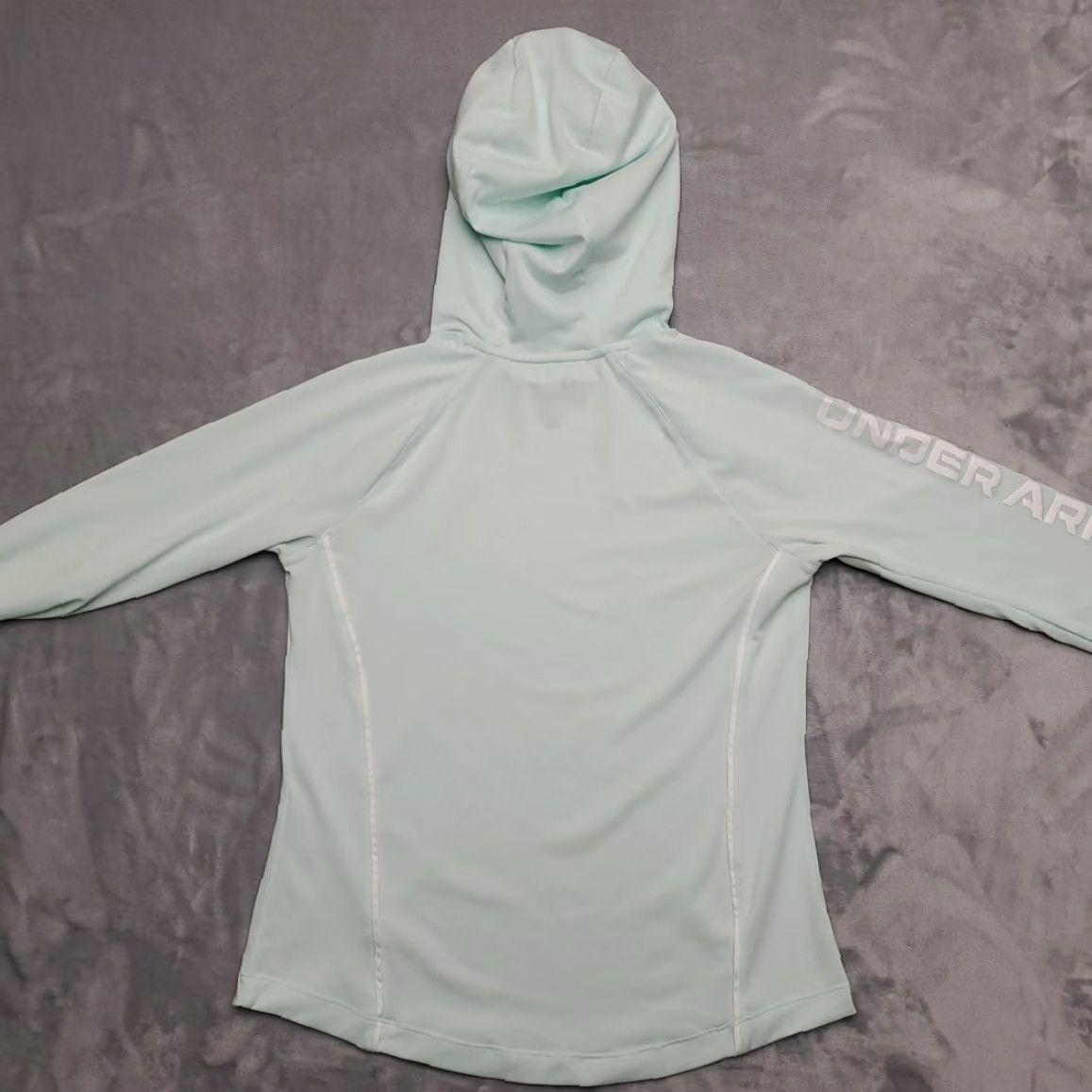 Under Armour Under Armour Hoodie Womens Small Green Performance StretchHooded Pullover Casual Size S / US 4 / IT 40 - 6 Thumbnail