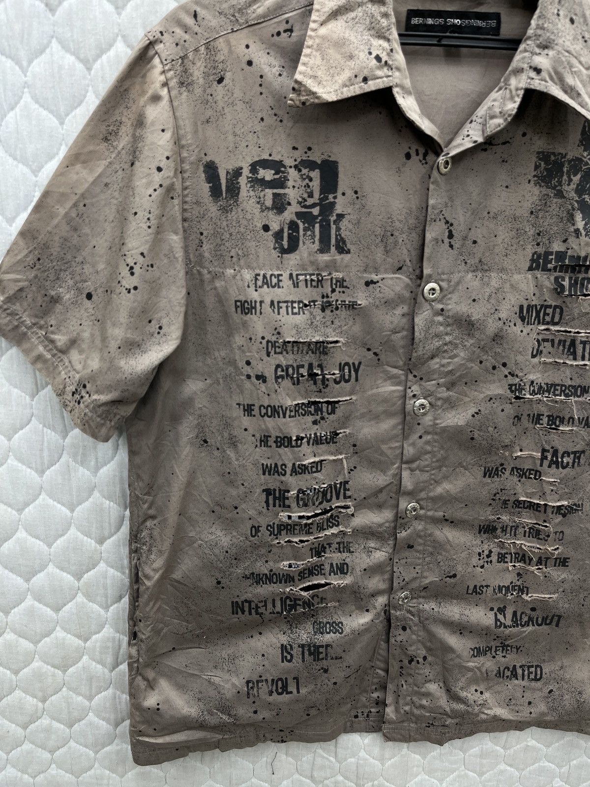 Seditionaries 🔥🔥🔥ARCHIVE BERNINGS SHO PUNK SHIRTS Size US M / EU 48-50 / 2 - 14 Thumbnail