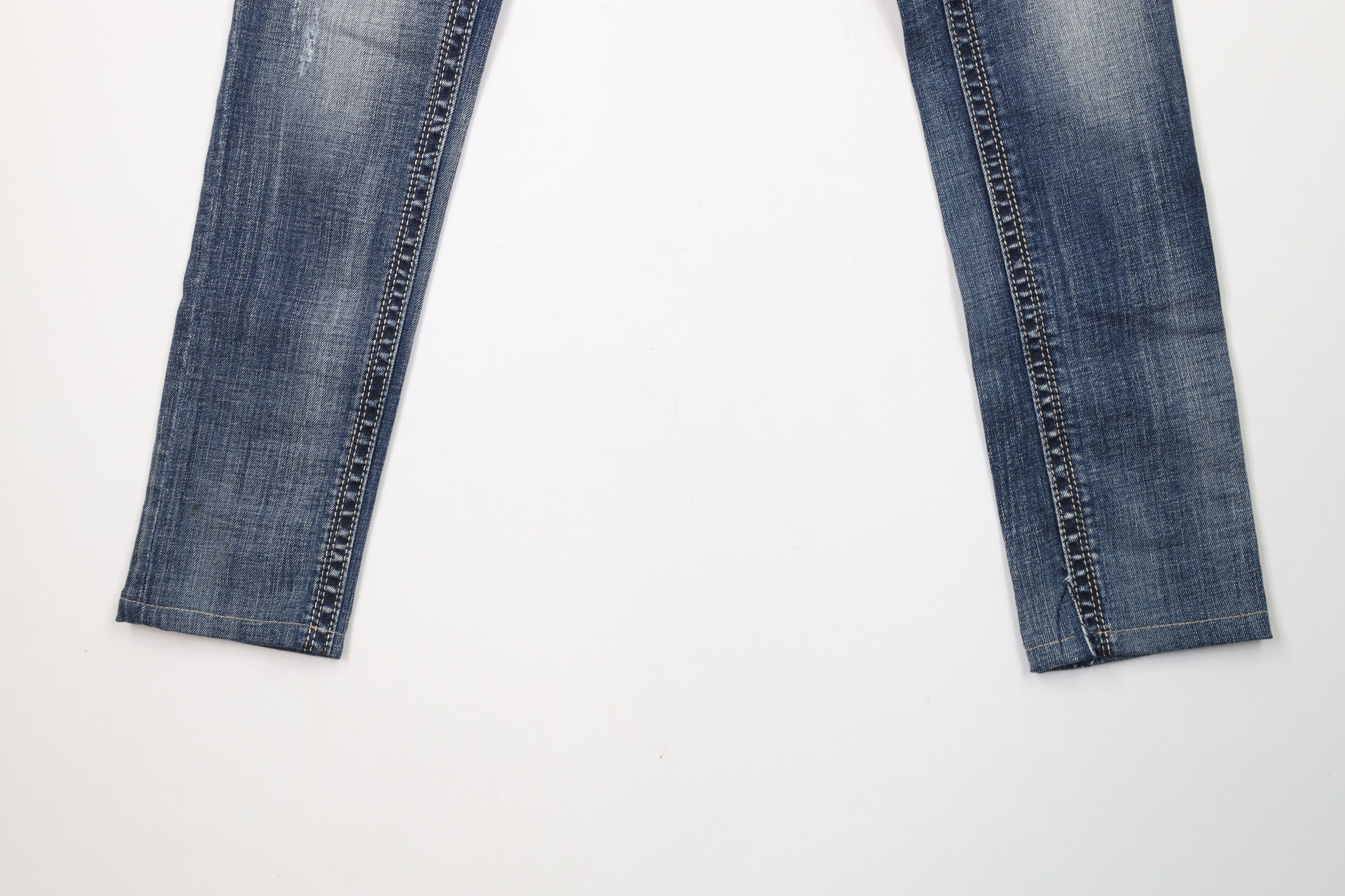 Rock Revival × Vintage Rock Revival Fleur de Lis Gwen Skinny Denim Jeans Blue Size 26" / US 2 / IT 38 - 4 Thumbnail