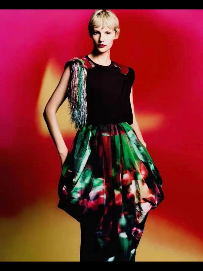 Dries Van Noten dries van noten size:36 Printed long dress Size XXS / US 00 / IT 34 - 6 Thumbnail