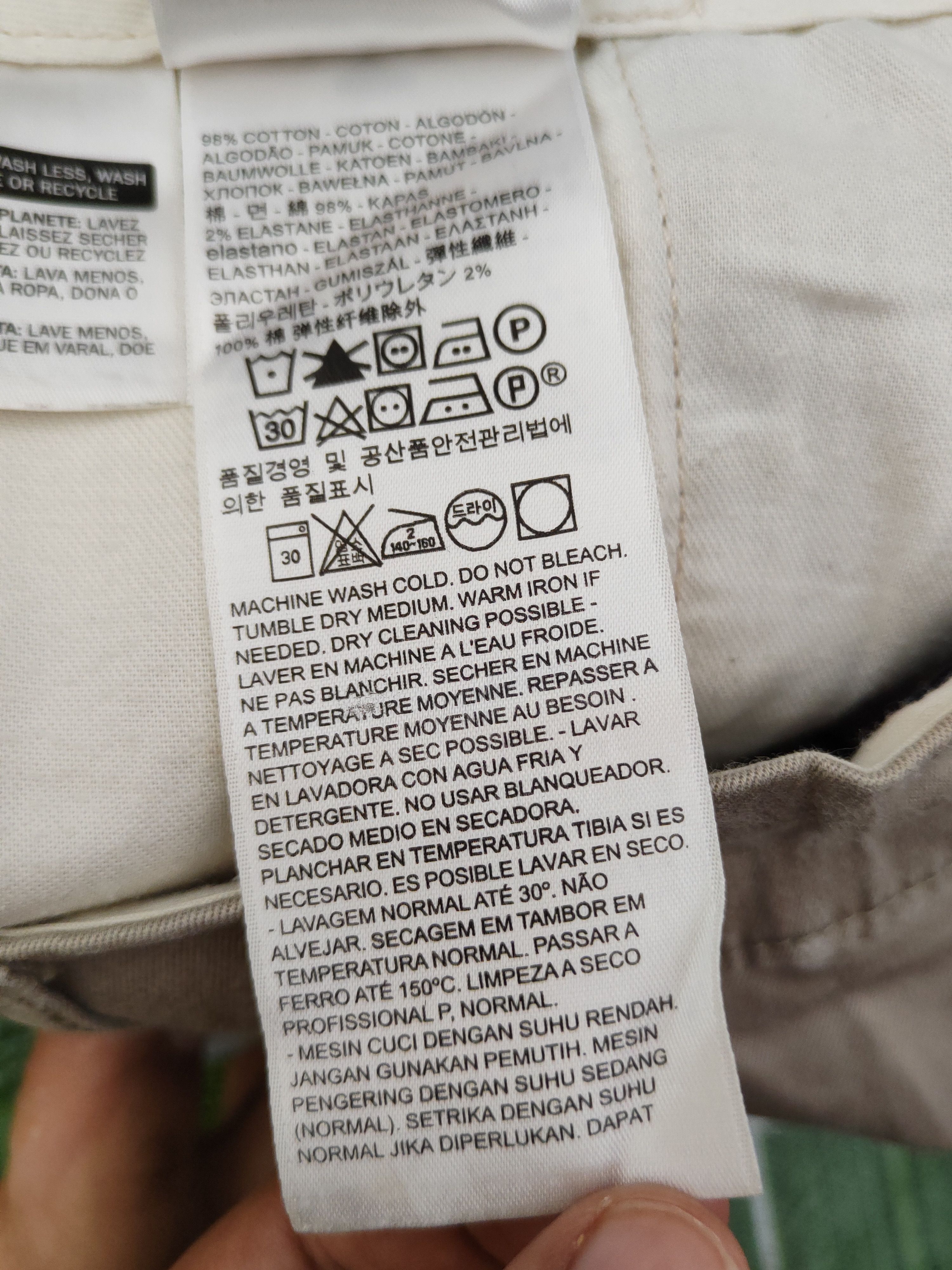 Japanese Brand Levi's Beige Multipocket Casual Pants #W1046 Size US 32 / EU 48 - 14 Thumbnail