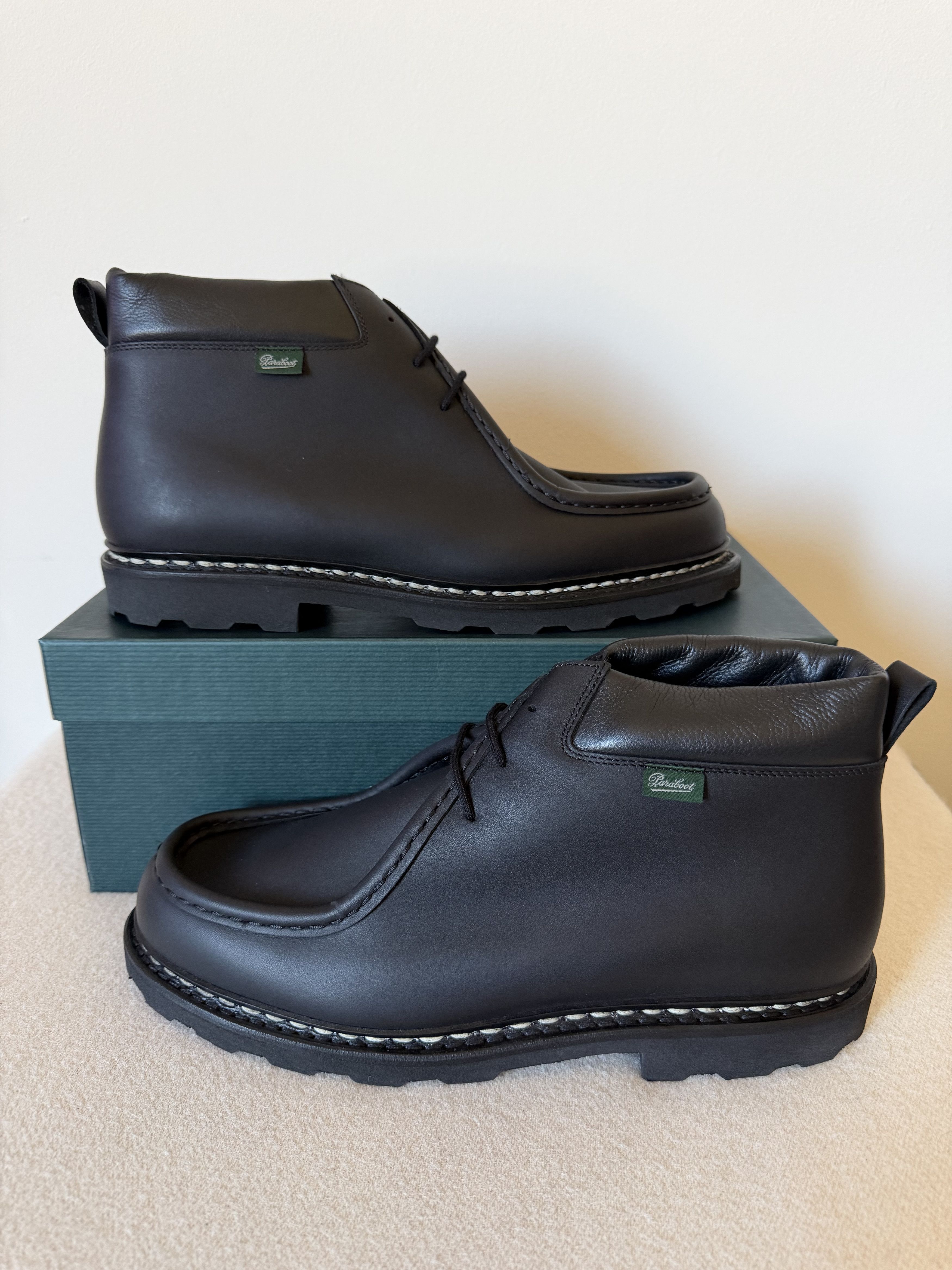Paraboot Paraboot Milly Passant Marche in Black Leather Size US 12 / EU 45 - 2 Thumbnail