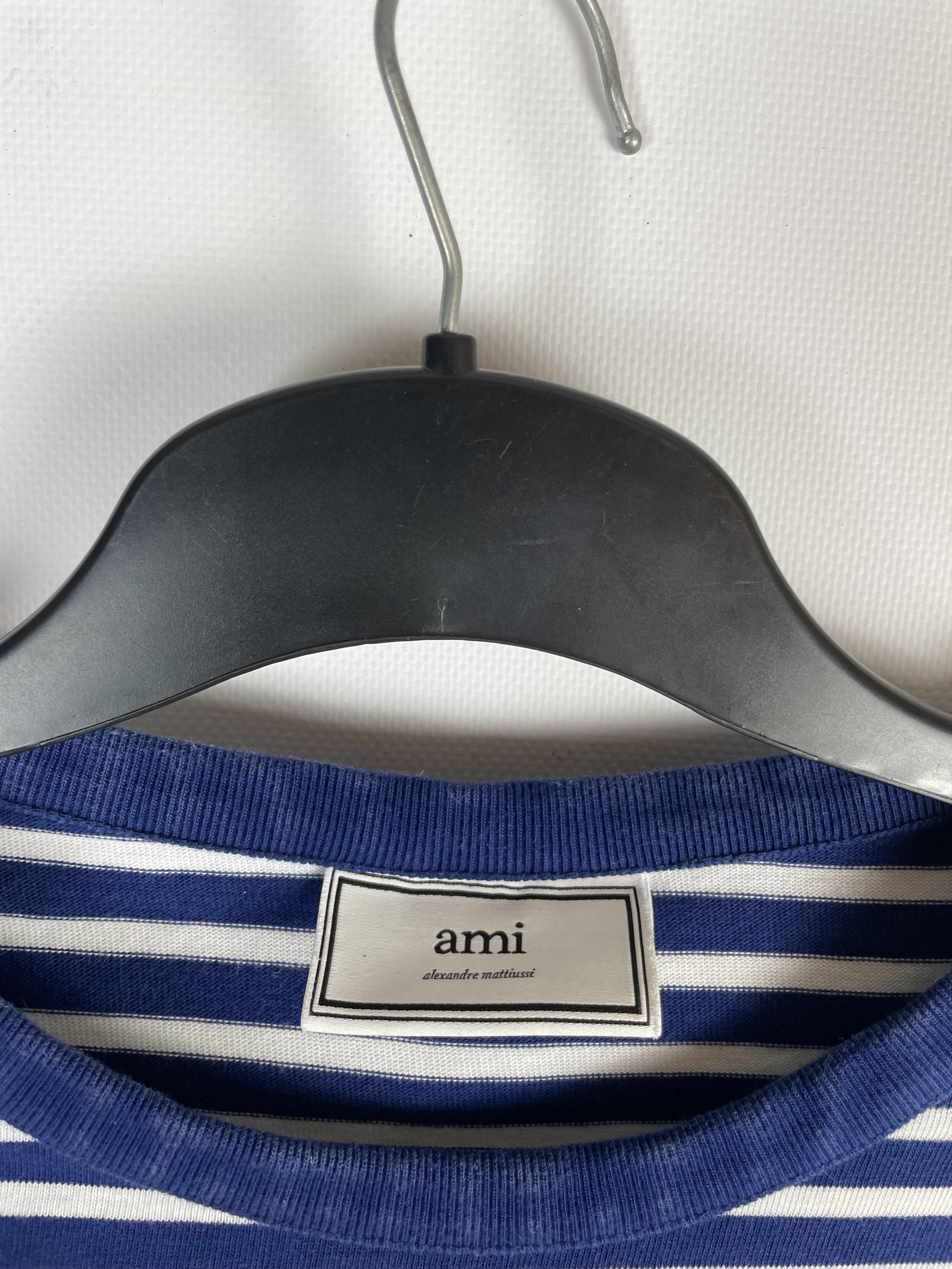 AMI Ami X Smiley stripe long sleeve Size US M / EU 48-50 / 2 - 4 Thumbnail