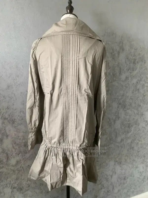 Burberry Burberry Silver Cotton Mid-Length Coat. Size M / US 6-8 / IT 42-44 - 9 Thumbnail