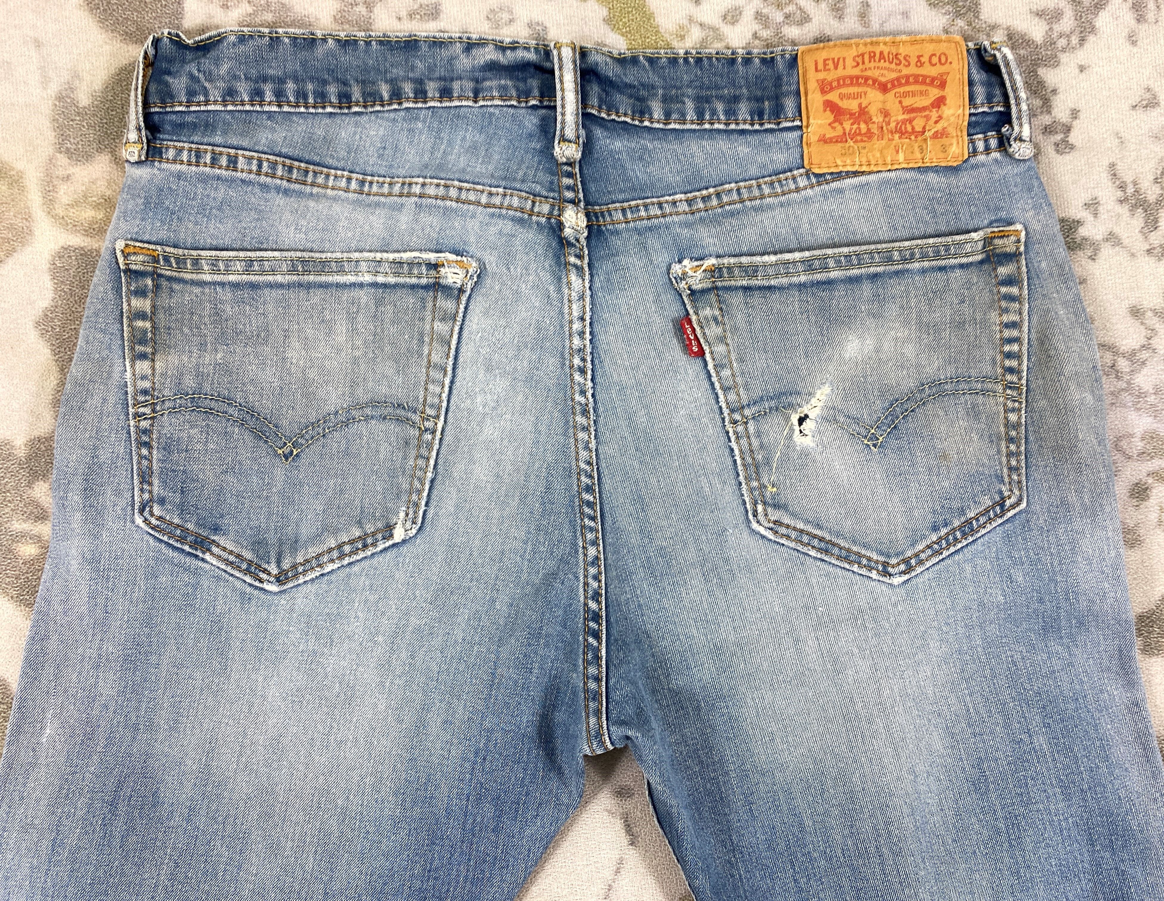 Levi's Light Wash Levi's 505 Jeans 33x28.5 Denim -SJ139 Size US 33 - 4 Thumbnail