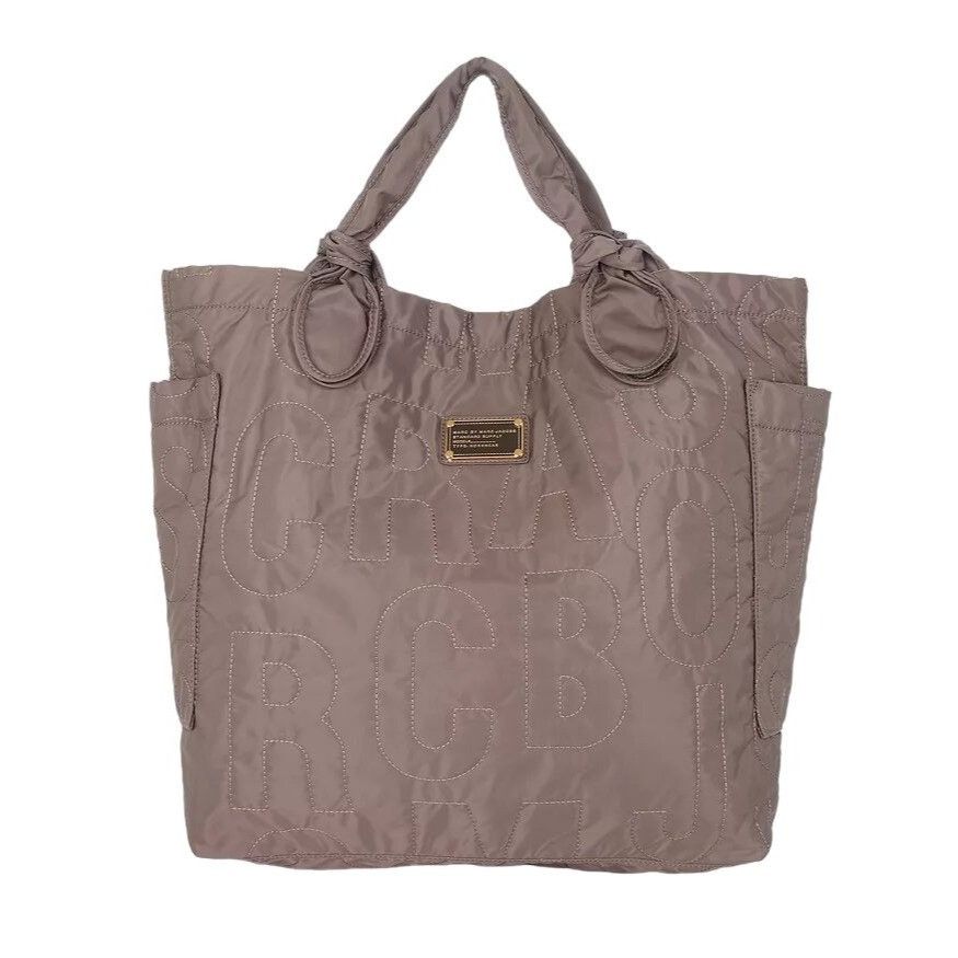 Marc Jacobs Marc Jacobs Pretty Nylon Tate Tote Quartz Grey Quilted Bag Size ONE SIZE - 1 Thumbnail