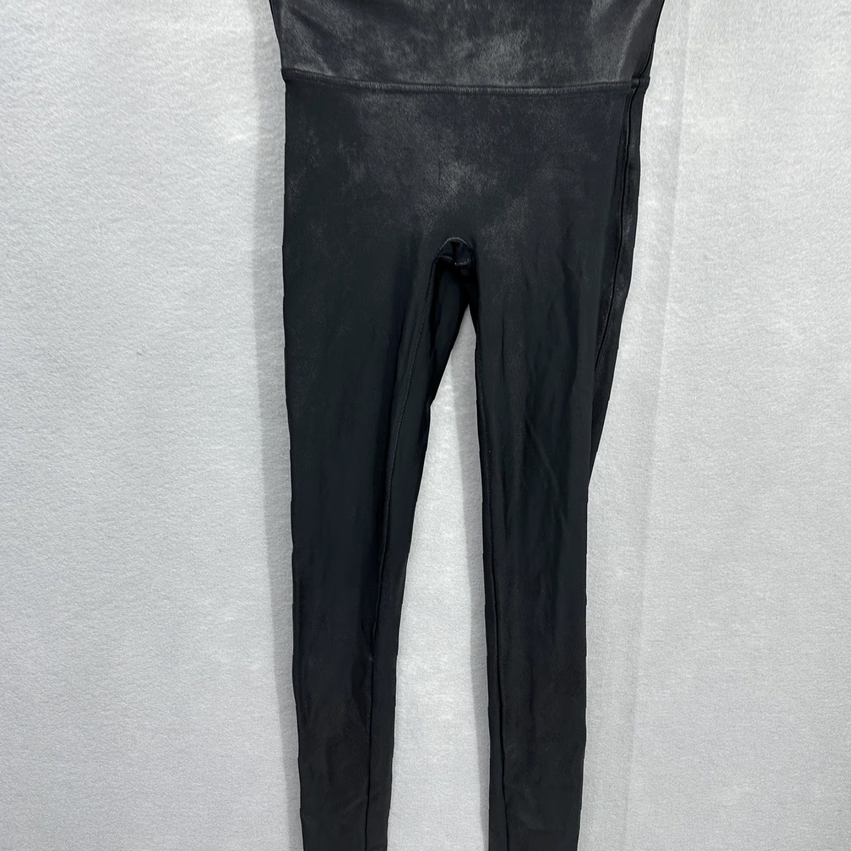 Commando Commando Faux Leather Legging - Pants - Women - Large - Black - High Rise Skinny Ankle - 90s Biker Goth Moto - Womens Size 36" / US 14 / IT 50 - 3 Thumbnail